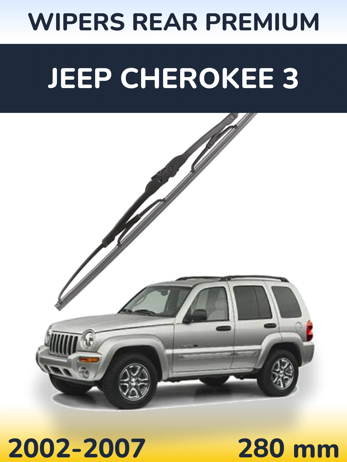 Tylna wycieraczka WIPERS REAR PREMIUM 280 mm do Jeep Cherokee 3 2002-2007