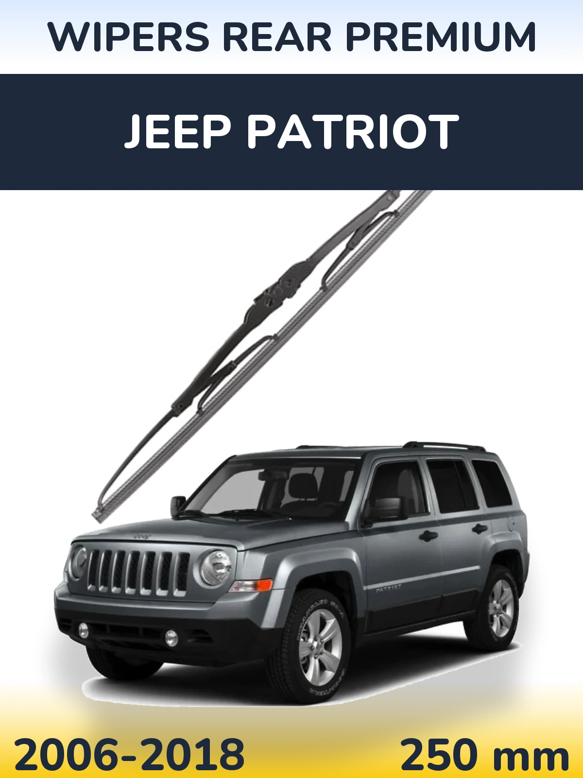 Tylna wycieraczka WIPERS REAR PREMIUM 250 mm do Jeep Patriot 2006-2018