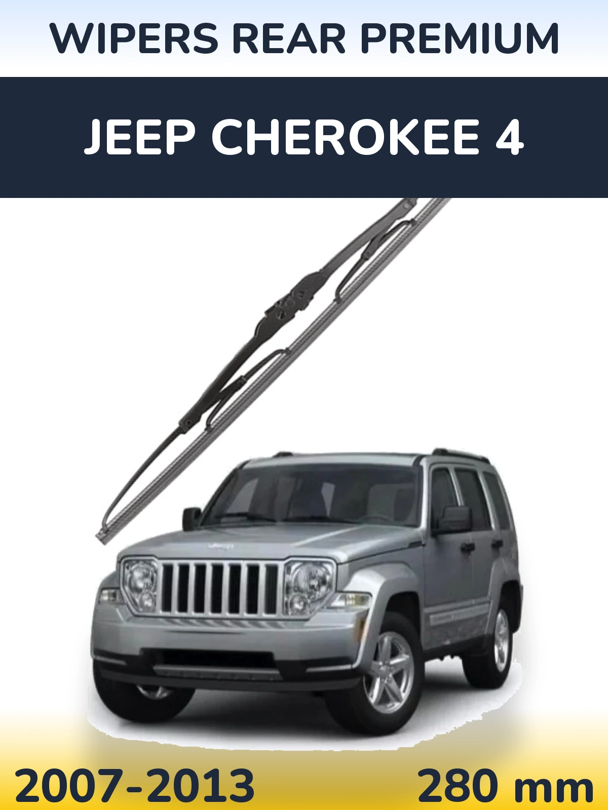 Tylna wycieraczka WIPERS REAR PREMIUM 280 mm do Jeep Cherokee 4 2007-2013