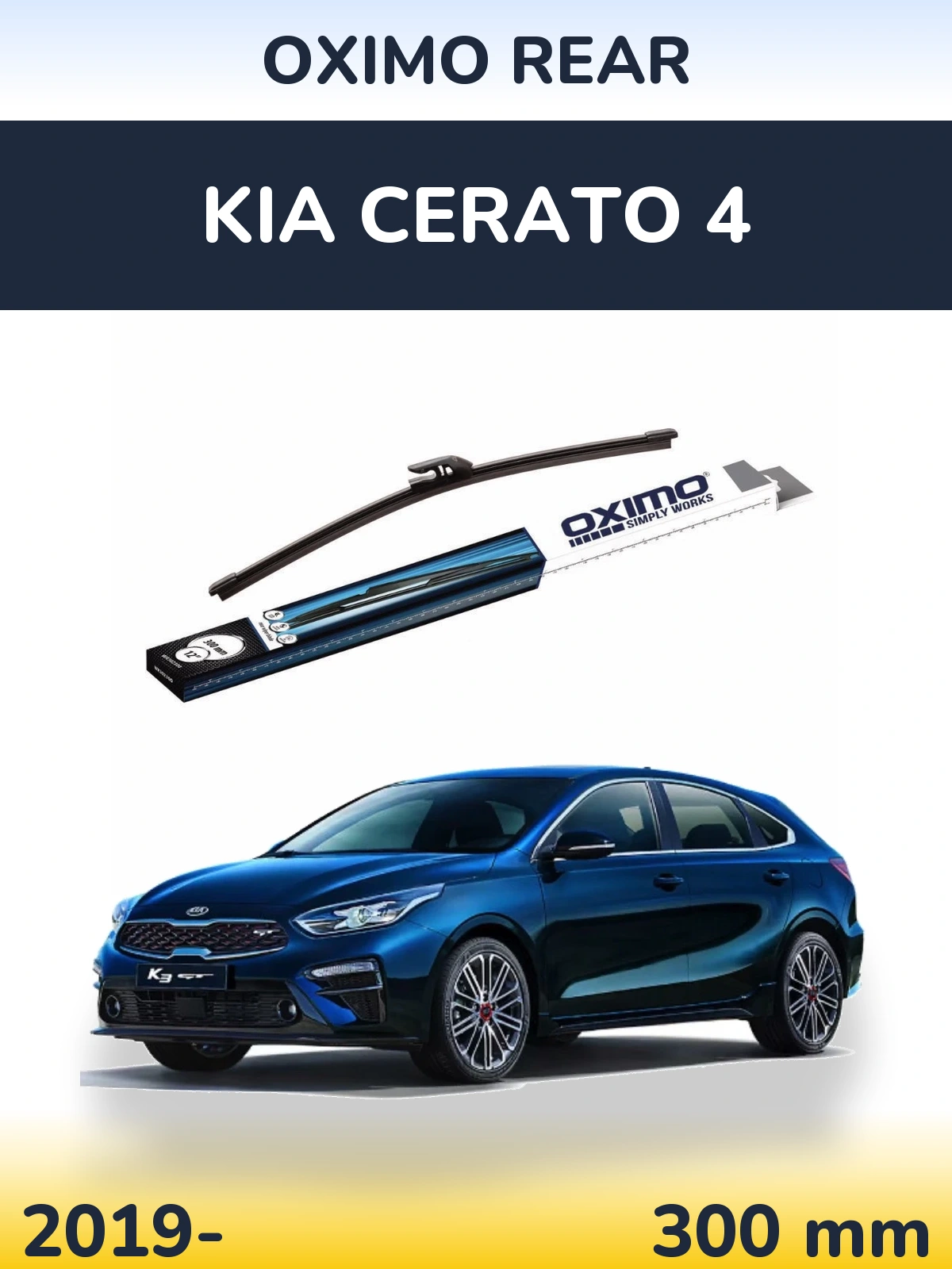 Tylna wycieraczka Oximo Rear 300 mm do KIA Cerato 4 2019-2026