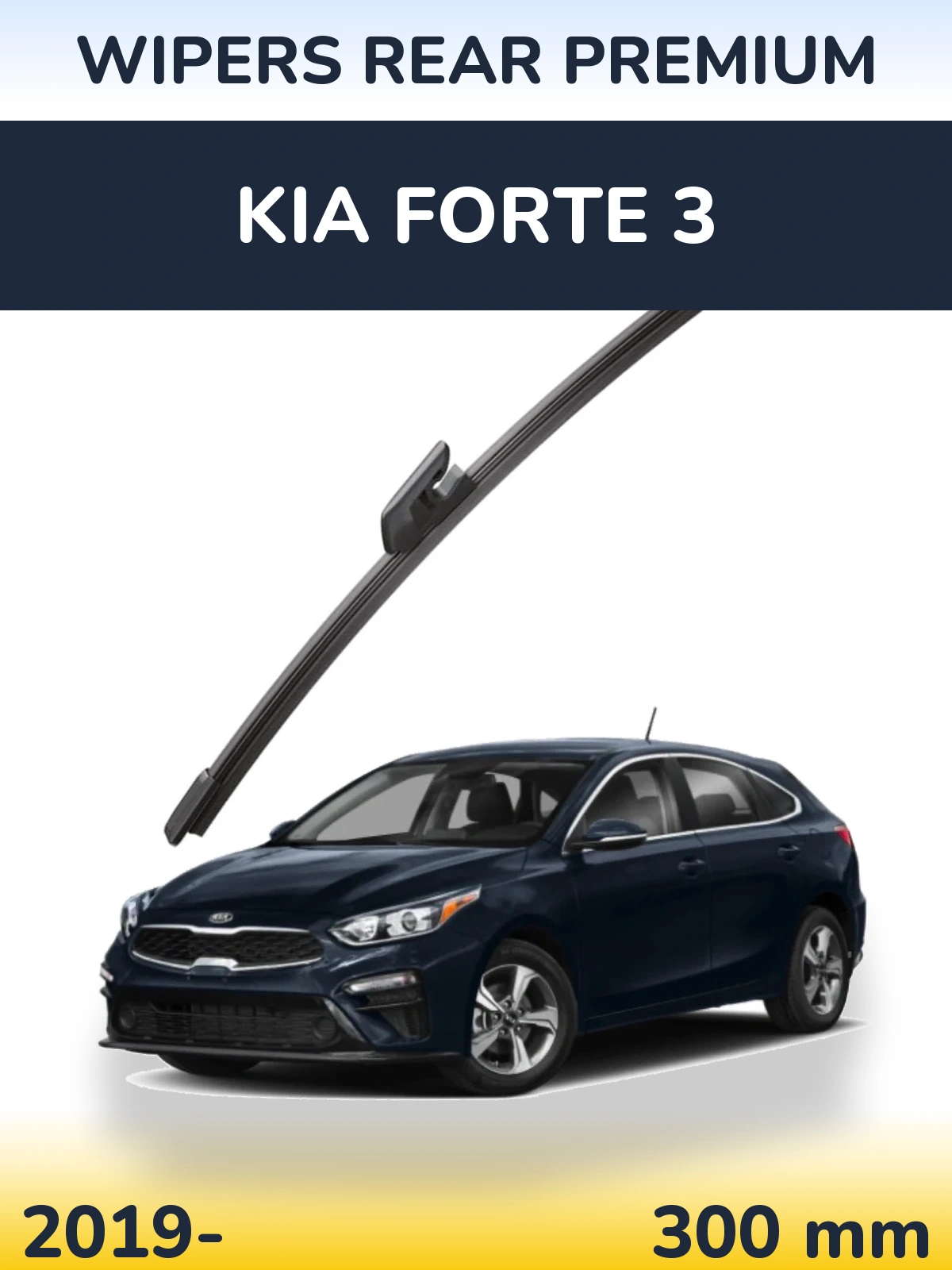 Tylna wycieraczka WIPERS REAR PREMIUM 300 mm do KIA Forte 3 2019-2026
