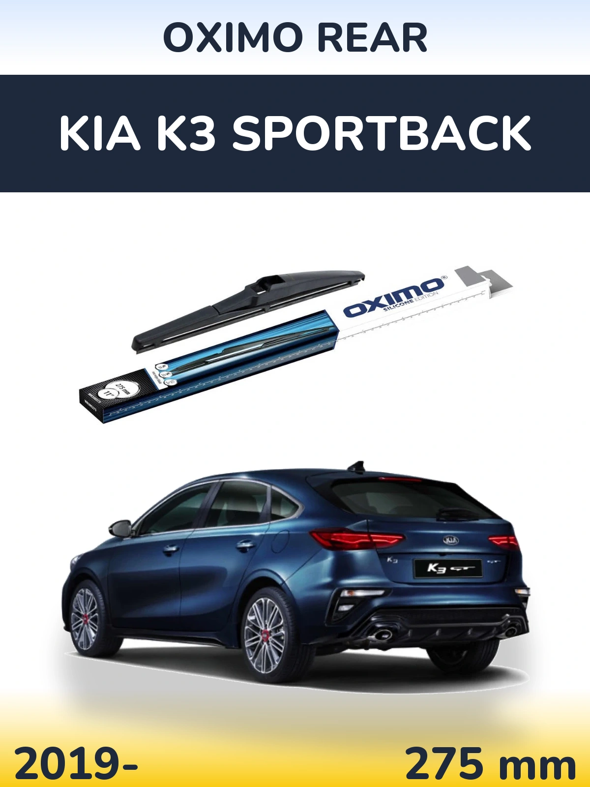 Tylna wycieraczka Oximo Rear 280 mm do KIA K3 Sportback 2019-2026