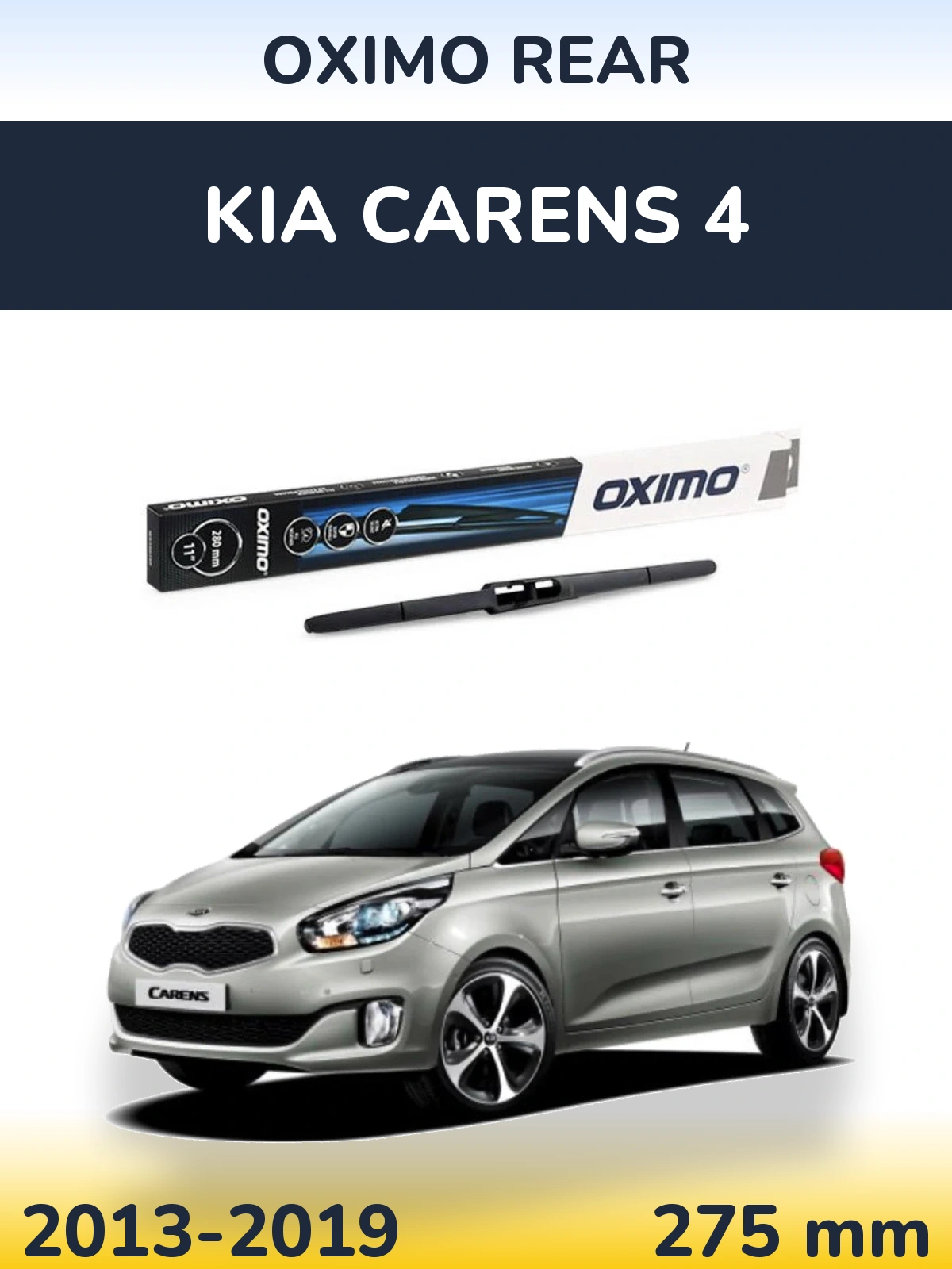 Задний дворник Oximo Rear 280 мм для KIA Carens 4 2013-2019