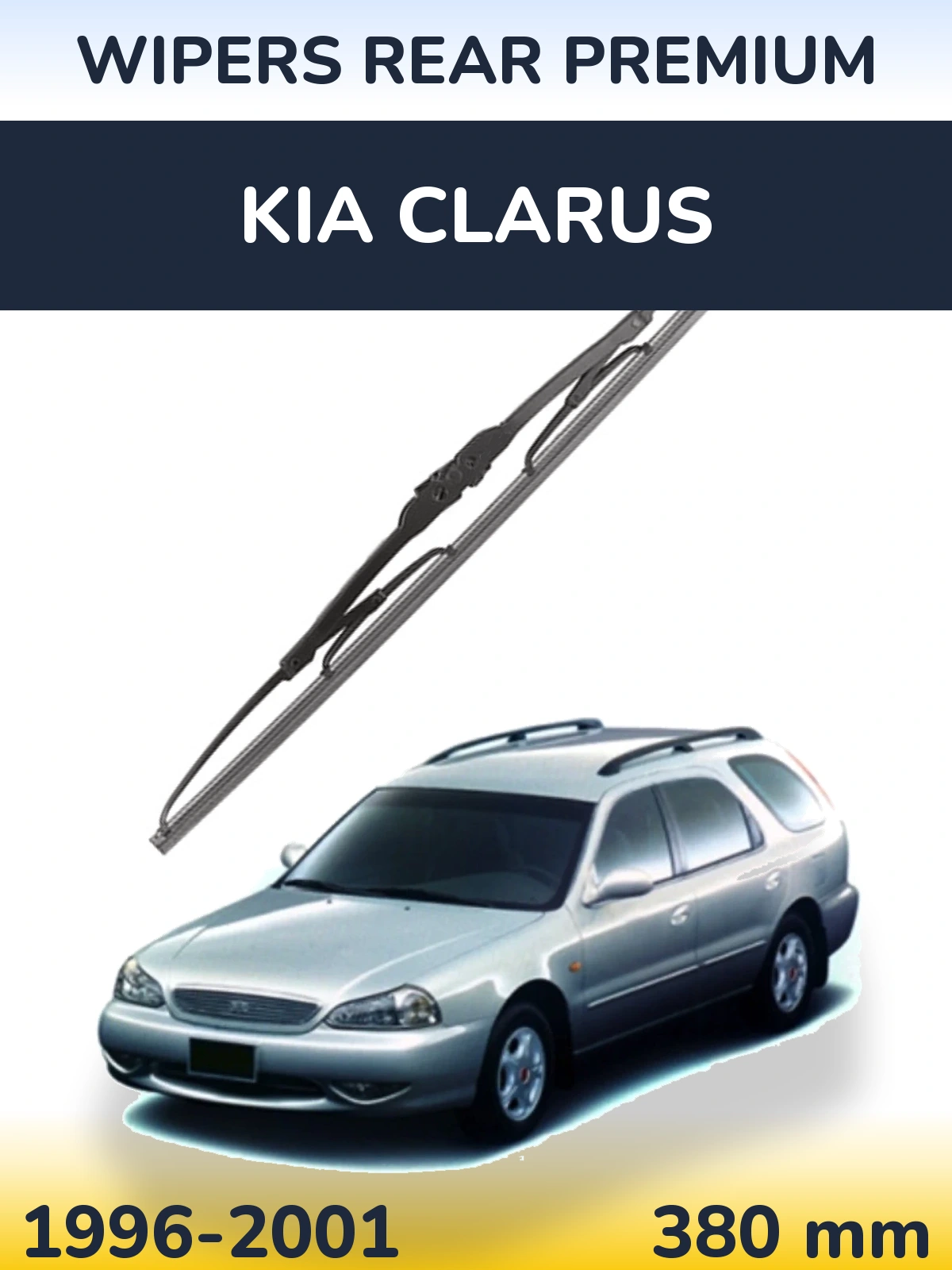 Tylna wycieraczka WIPERS REAR PREMIUM 380 mm do KIA Clarus 1996-2001