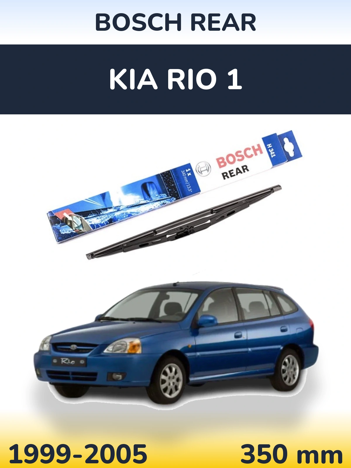 Tylna wycieraczka BOSCH Rear 340 mm do KIA Rio 1 1999-2005