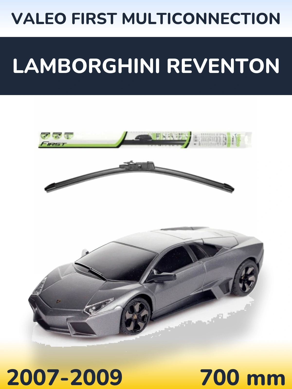 Przednia wycieraczka Valeo First MultiConnection 700 mm do Lamborghini Reventon 2007-2009