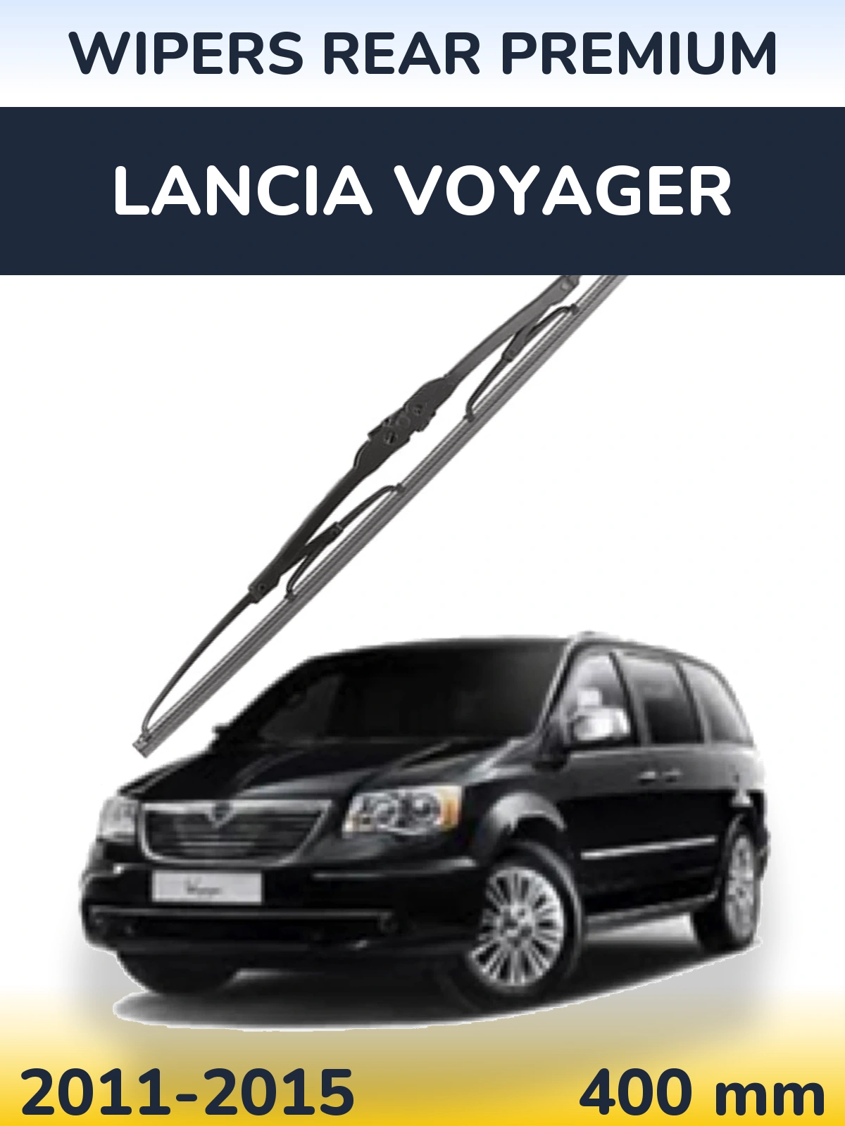 Задний дворник WIPERS REAR PREMIUM 400 мм для Lancia Voyager 2011-2015