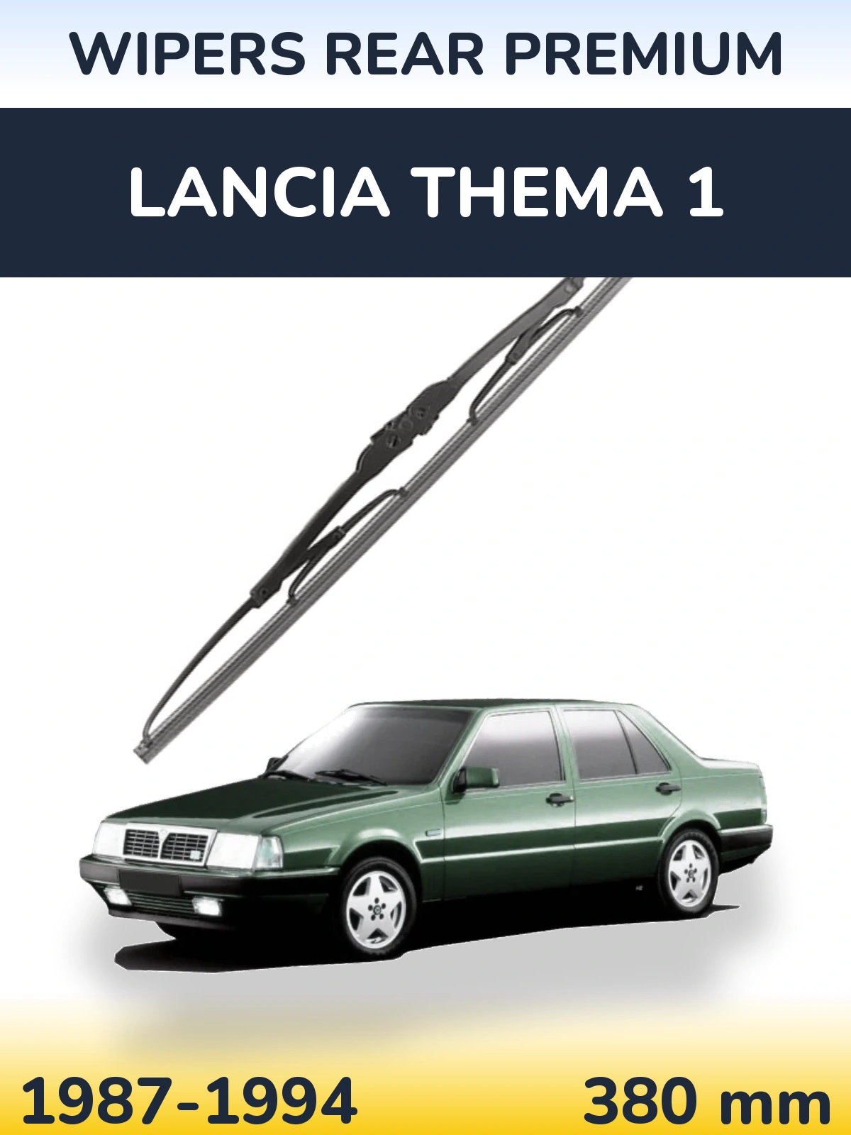 Задний дворник WIPERS REAR PREMIUM 380 мм для Lancia Thema 1 1987-1994