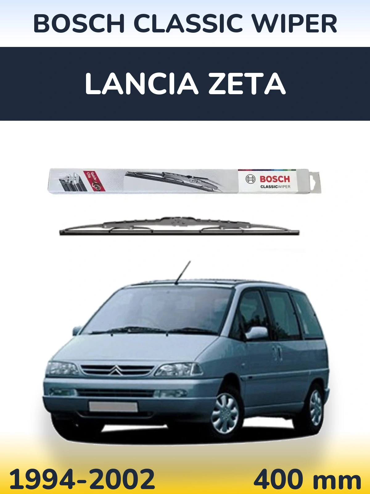 Задний дворник BOSCH Classic Wiper 400 мм для Lancia Zeta 1994-2002