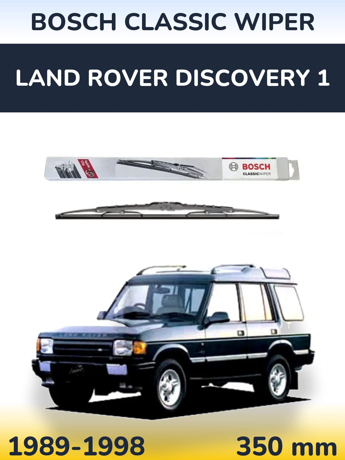 Tylna wycieraczka BOSCH Classic Wiper 340 mm do Land Rover Discovery 1 1989-1998