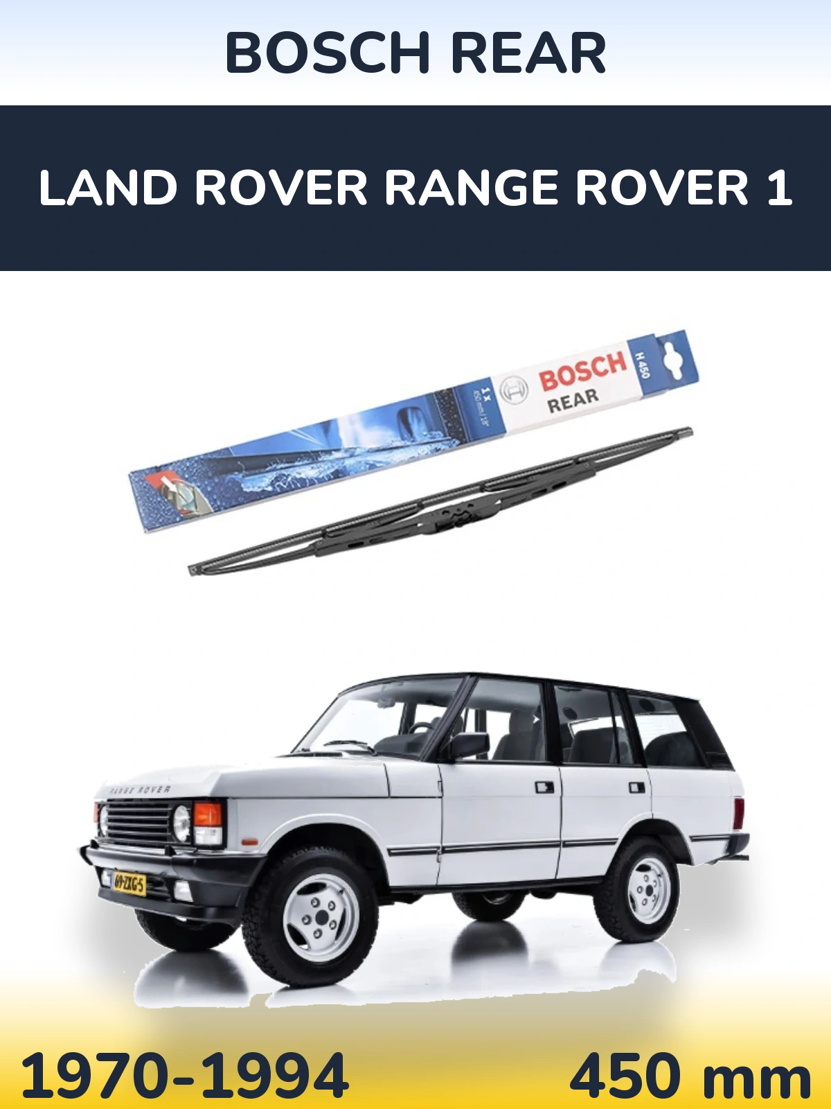 Tylna wycieraczka BOSCH Rear 450 mm do Land Rover Range Rover 1 1970-1994