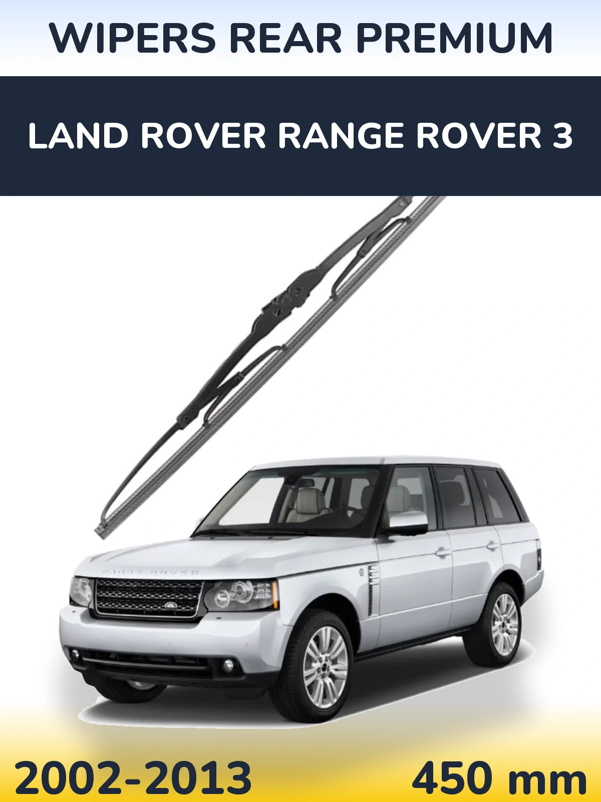 Tylna wycieraczka WIPERS REAR PREMIUM 450 mm do Land Rover Range Rover 3 2002-2013