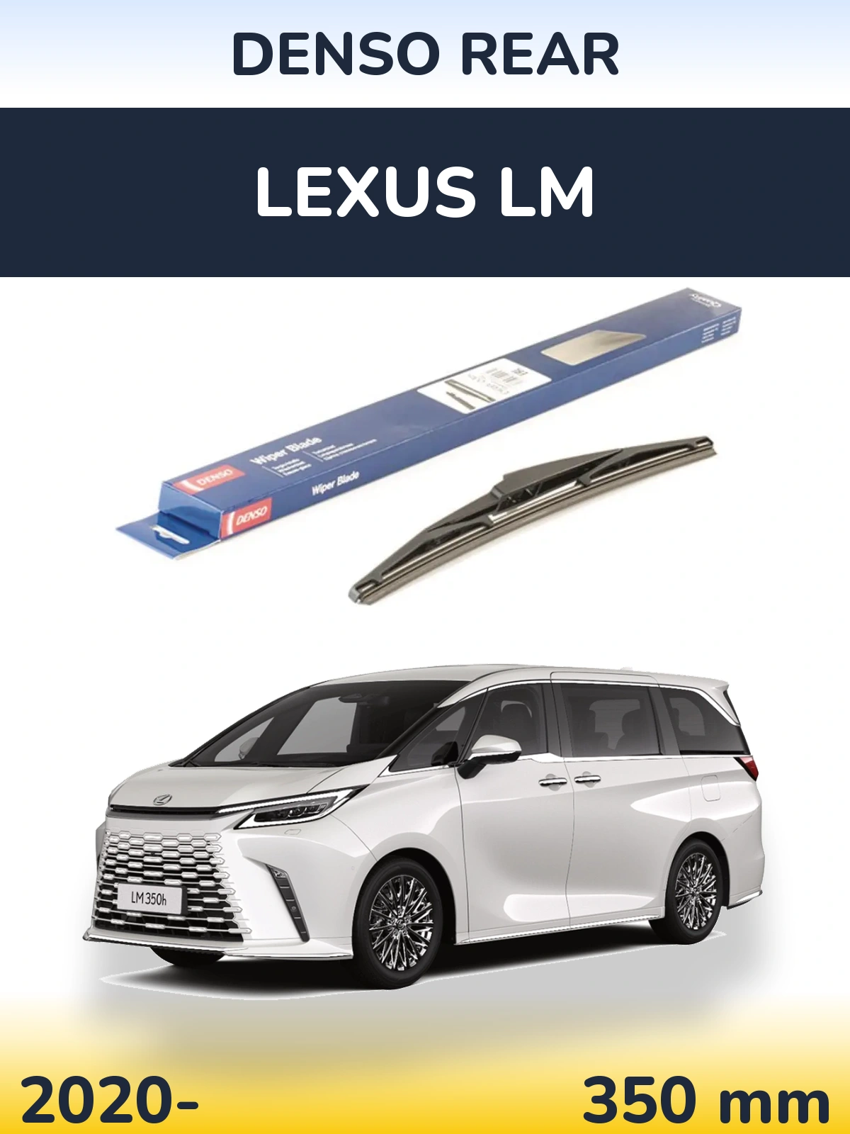 Tylna wycieraczka Denso Rear 350 mm do Lexus LM 2020-2026