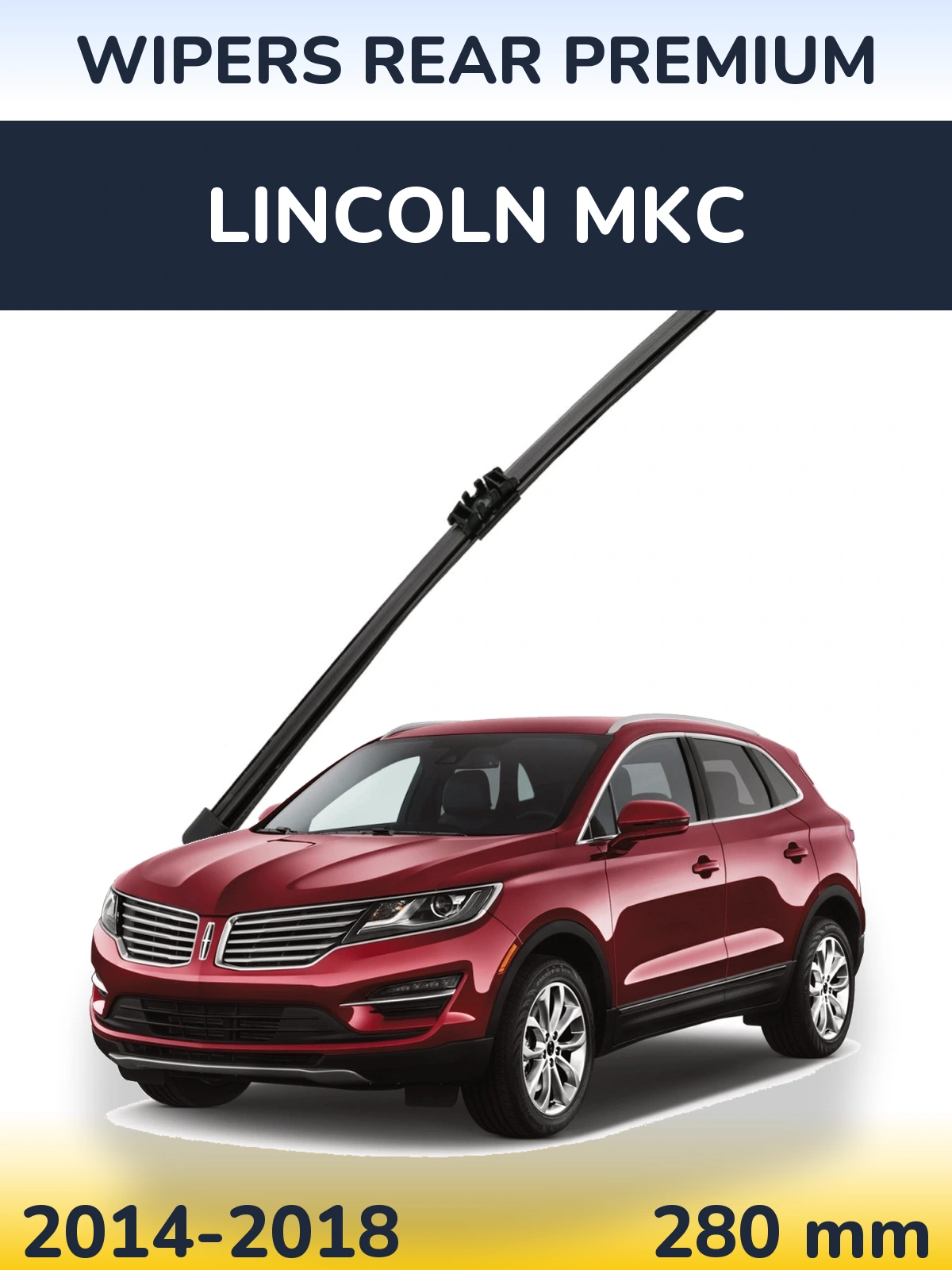 Задний дворник WIPERS REAR PREMIUM 280 мм для Lincoln MKC 2014-2018