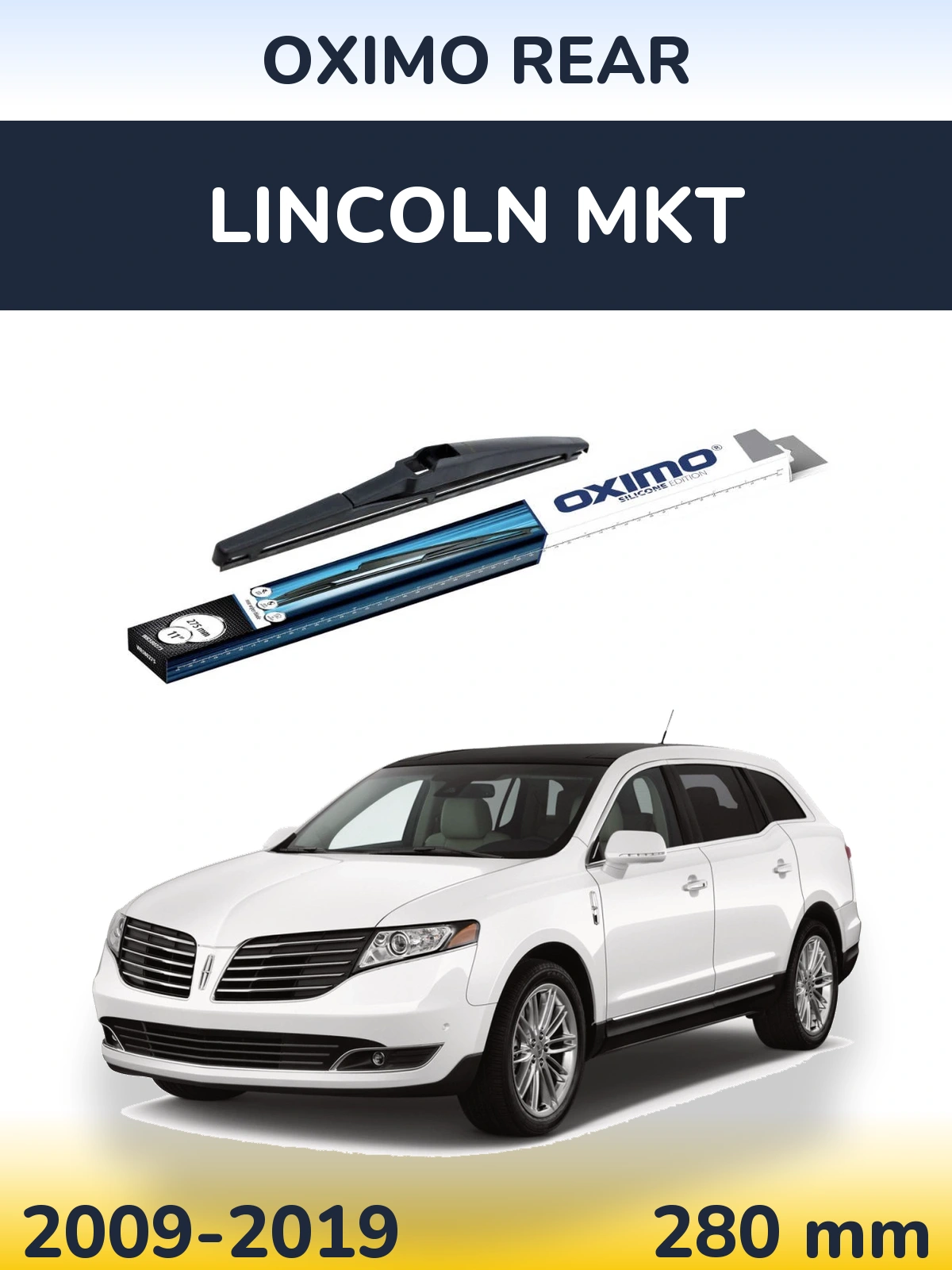Rear wiper blade Oximo Rear 280 mm for Lincoln MKT 2009-2019