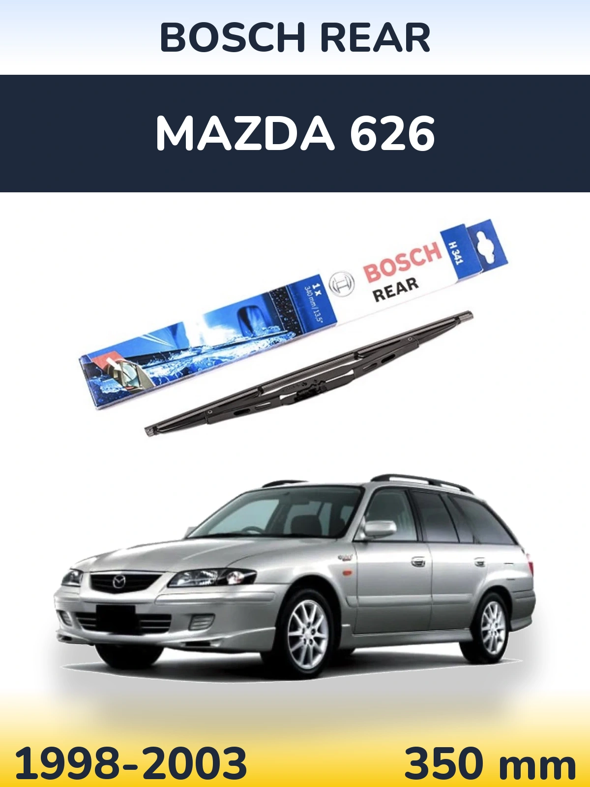 Tylna wycieraczka BOSCH Rear 340 mm do Mazda 626 1998-2003