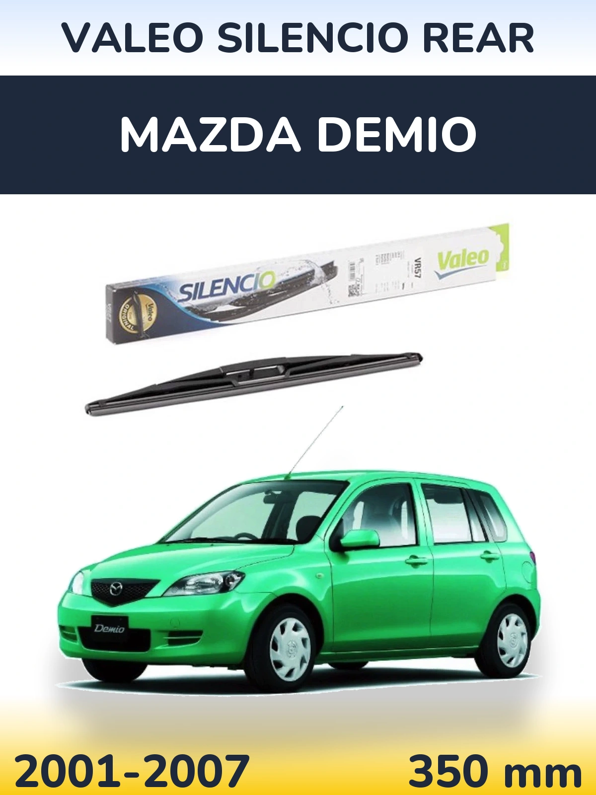Tylna wycieraczka Valeo Silencio Rear 345 mm do Mazda Demio 2001-2007