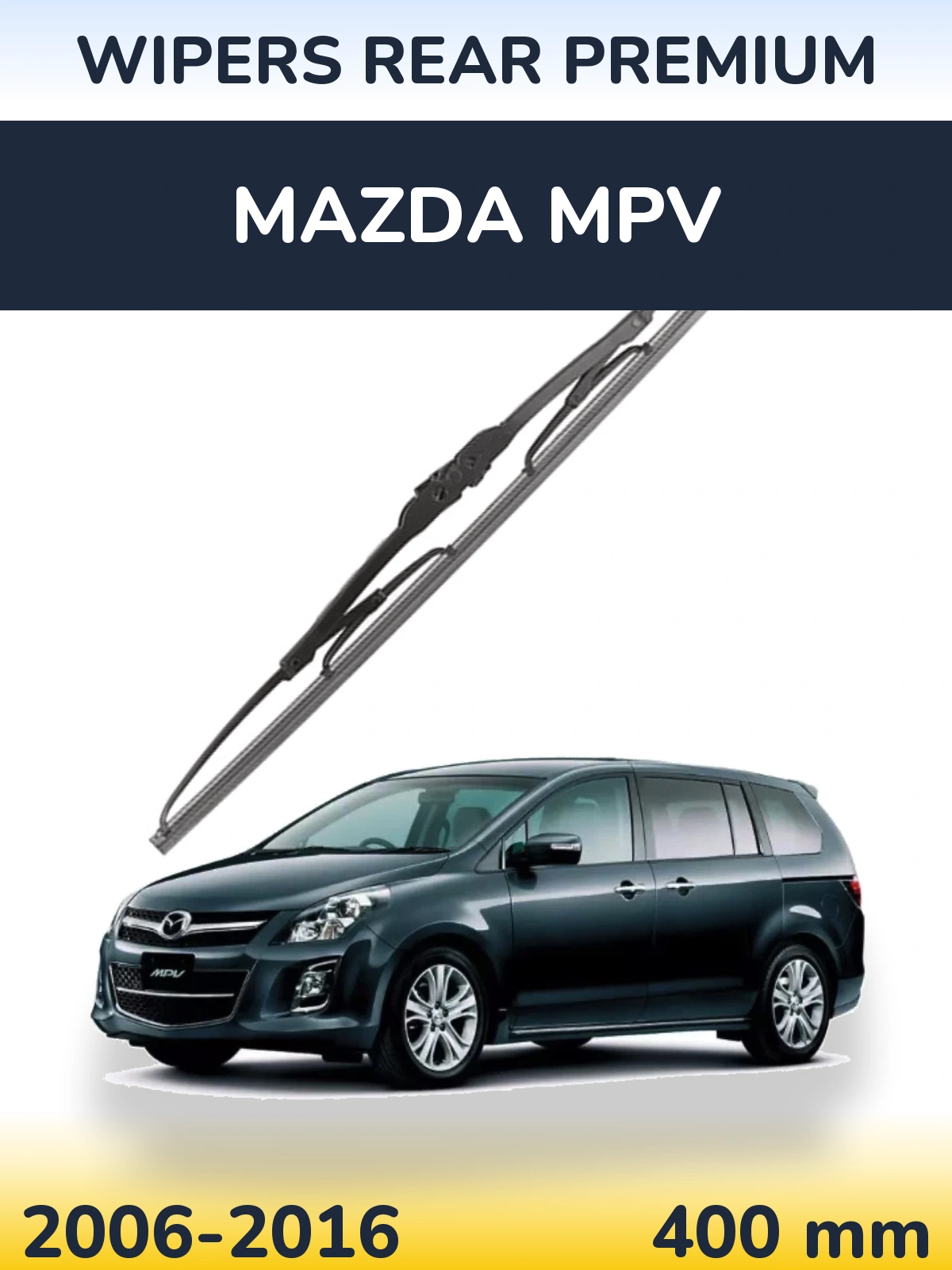 Tylna wycieraczka WIPERS REAR PREMIUM 400 mm do Mazda MPV 2006-2016
