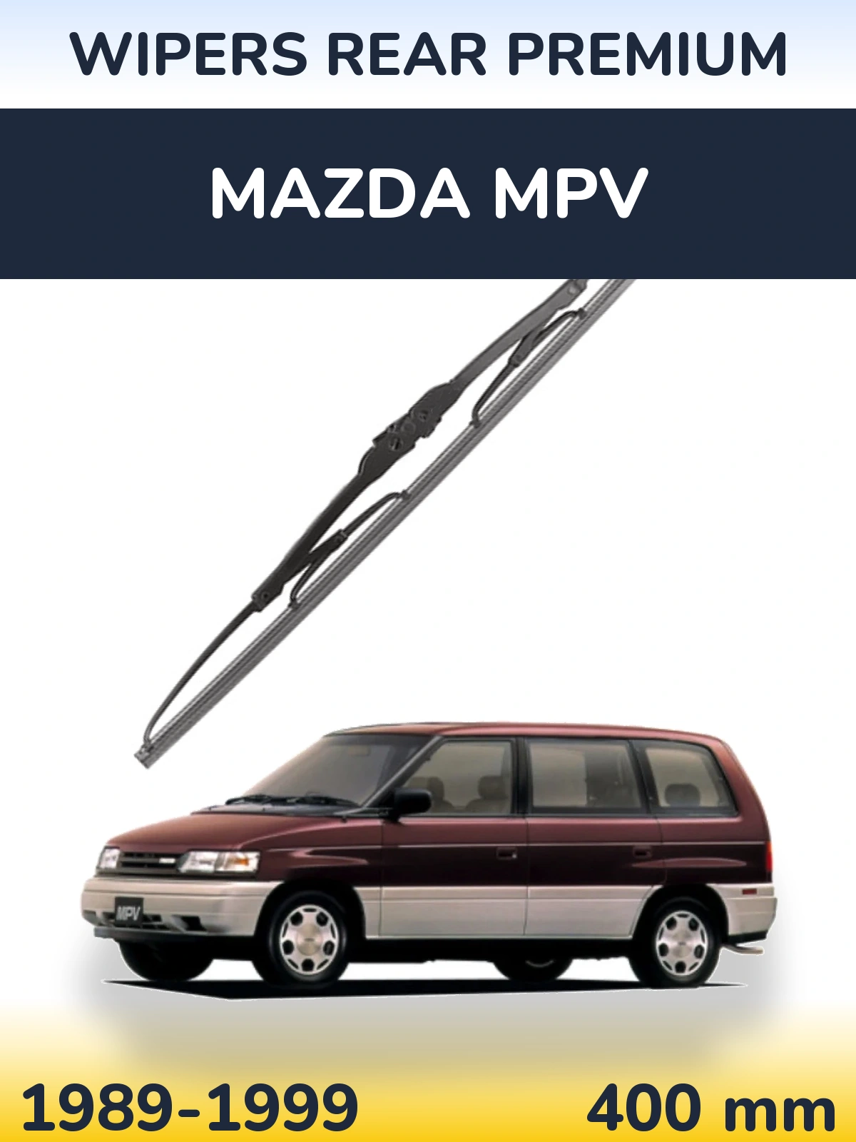 Tylna wycieraczka WIPERS REAR PREMIUM 400 mm do Mazda MPV 1989-1999