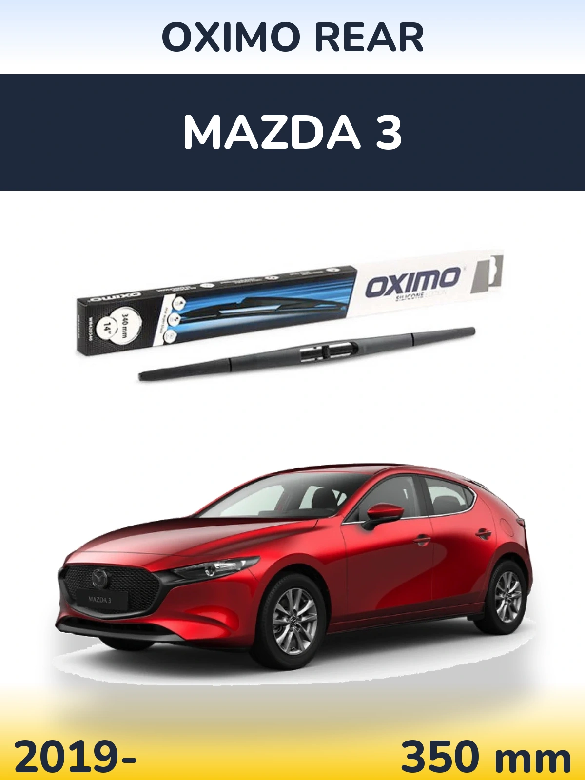 Tylna wycieraczka Oximo Rear 350 mm do Mazda 3 2019-2026