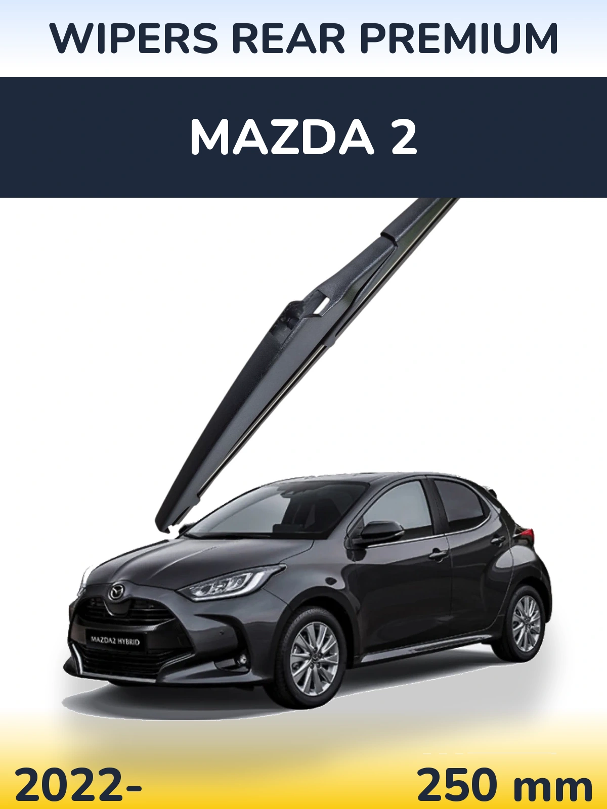 Задний дворник WIPERS REAR PREMIUM 250 мм для Mazda 2 2022-2026