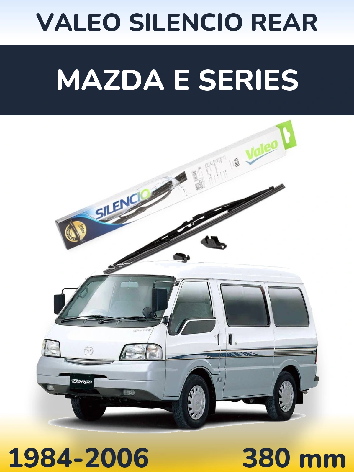 Tylna wycieraczka Valeo Silencio Rear 380 mm do Mazda E Series 1984-2006
