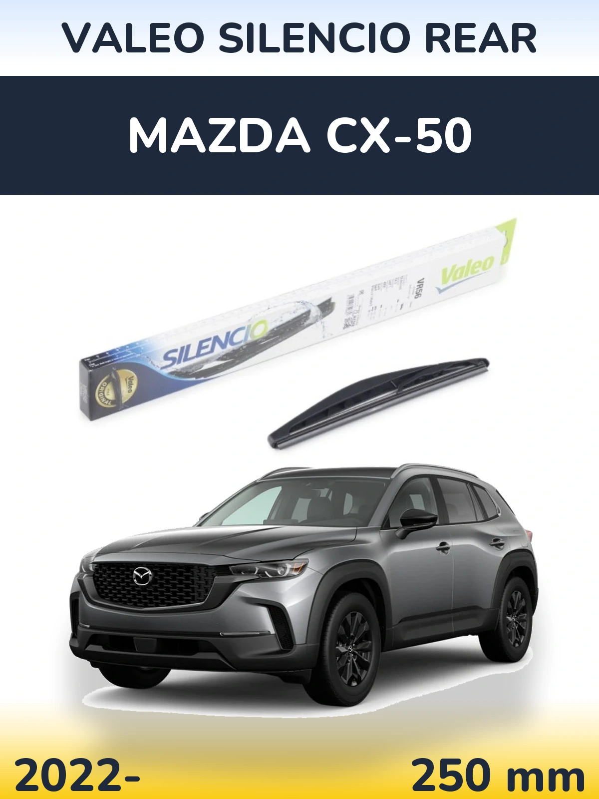 Tylna wycieraczka Valeo Silencio Rear 240 mm do Mazda CX-50 2022-2026