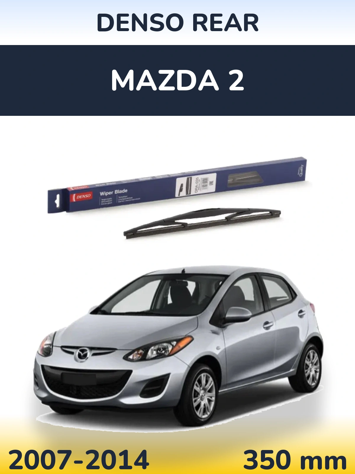 Tylna wycieraczka Denso Rear 350 mm do Mazda 2 2007-2014