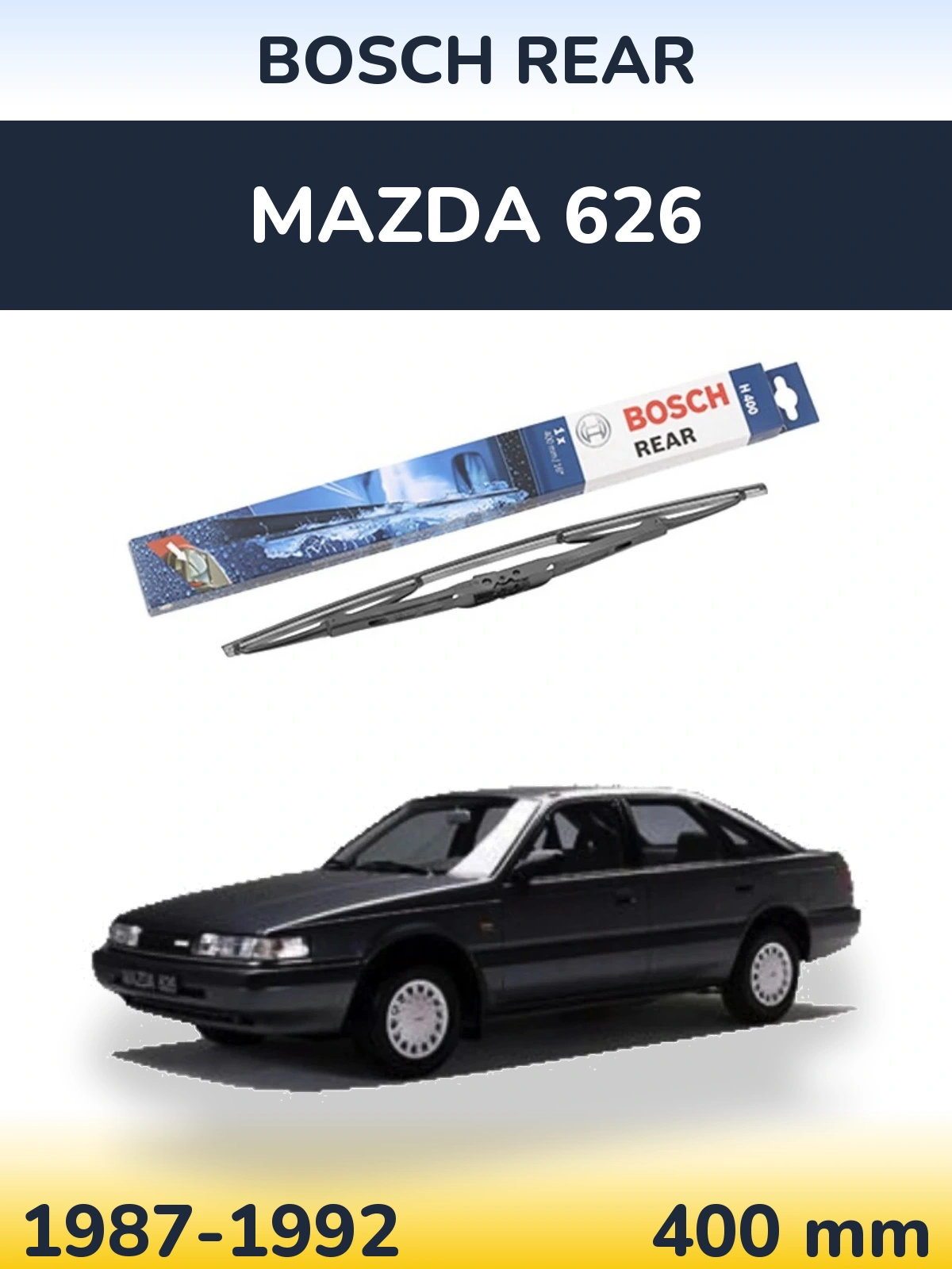 Tylna wycieraczka BOSCH Rear 400 mm do Mazda 626 1987-1992