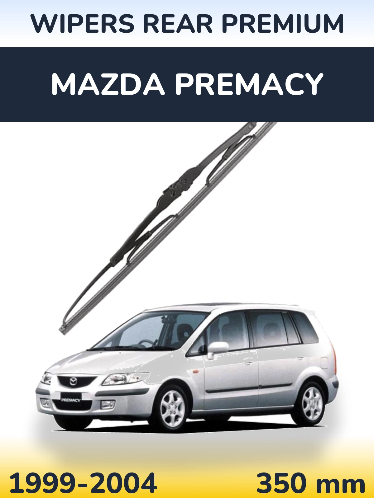 Tylna wycieraczka WIPERS REAR PREMIUM 350 mm do Mazda Premacy 1999-2004