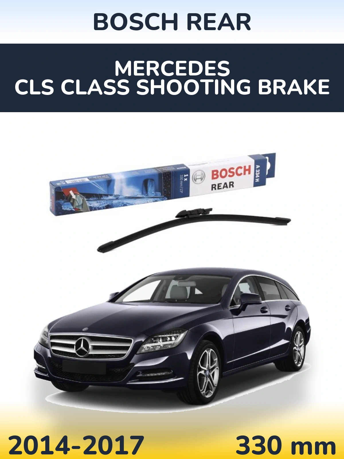 Tylna wycieraczka BOSCH Rear 330 mm do Mercedes Klasa CLS Shooting Brake 2014-2017