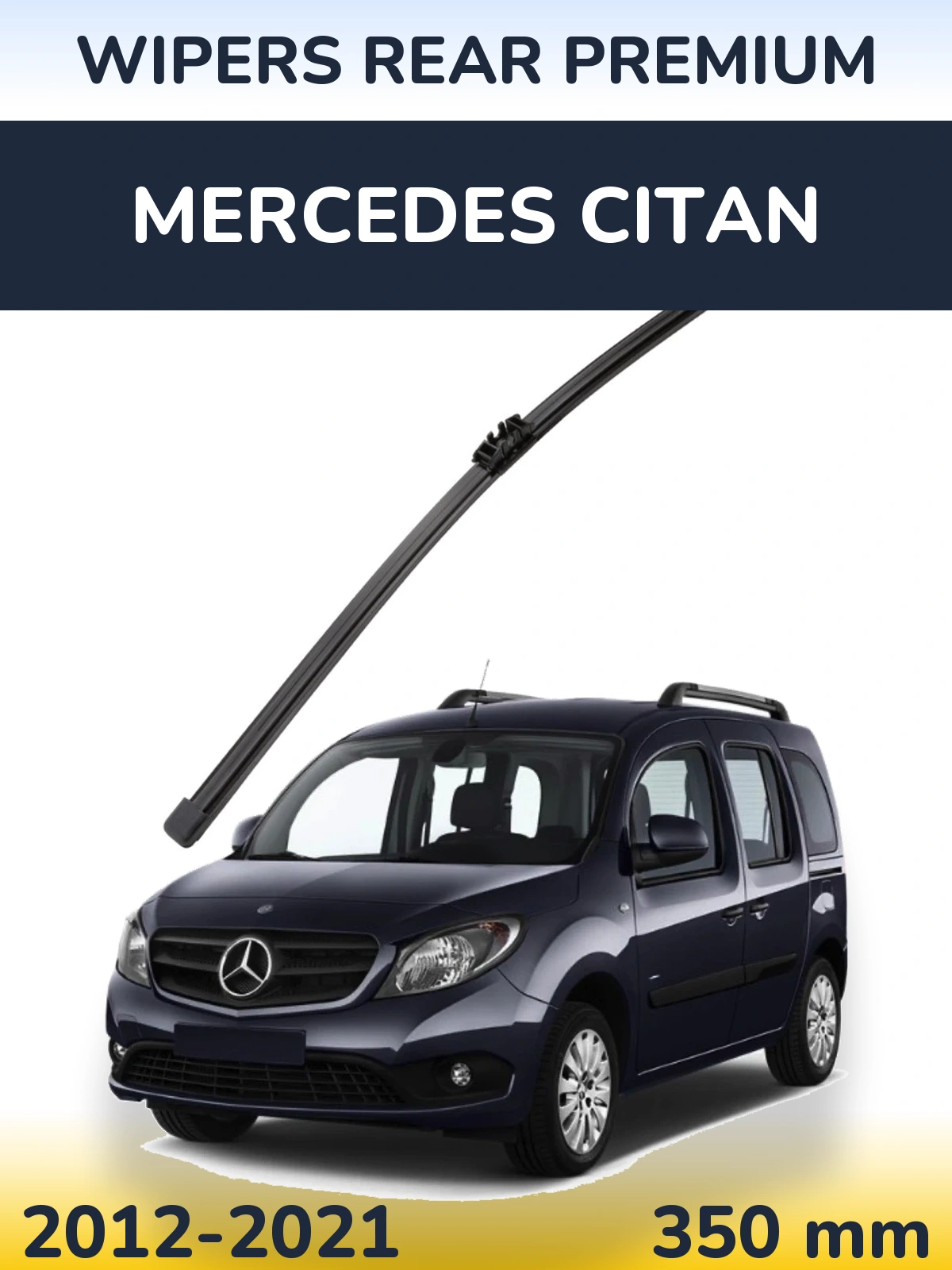 Задний дворник WIPERS REAR PREMIUM 350 мм для Mercedes Citan 2012-2021