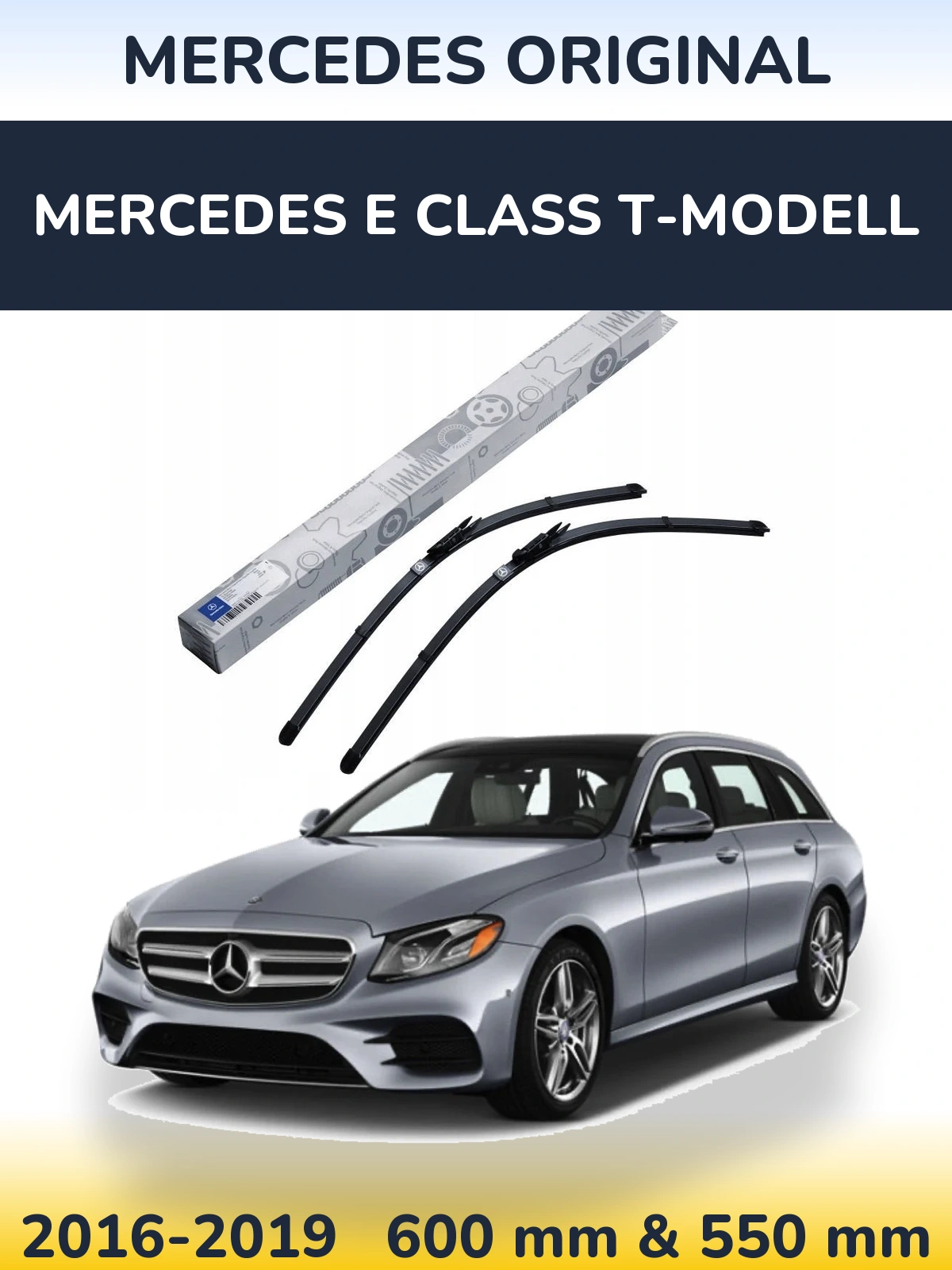 Комплект передніх щіток Mercedes OEM Mercedes Original 600 & 550 мм для Mercedes E Class T-Модельl 2016-2019
