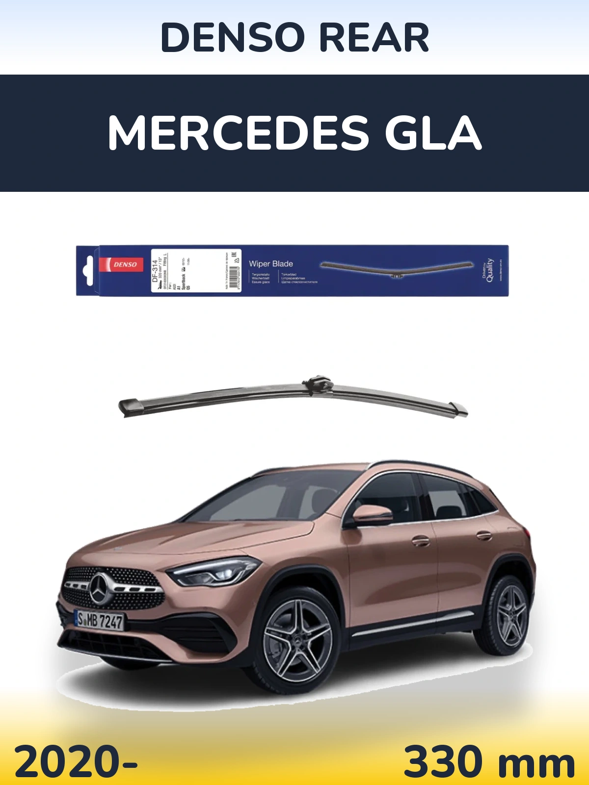Tylna wycieraczka Denso Rear 320 mm do Mercedes GLA 2020-2026