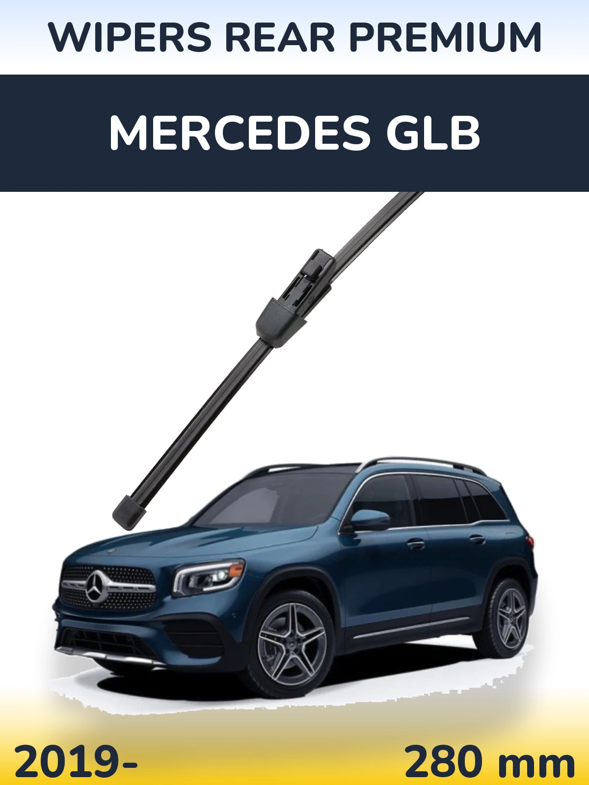 Задня щітка WIPERS REAR PREMIUM 280 мм для Mercedes GLB 2019-2026