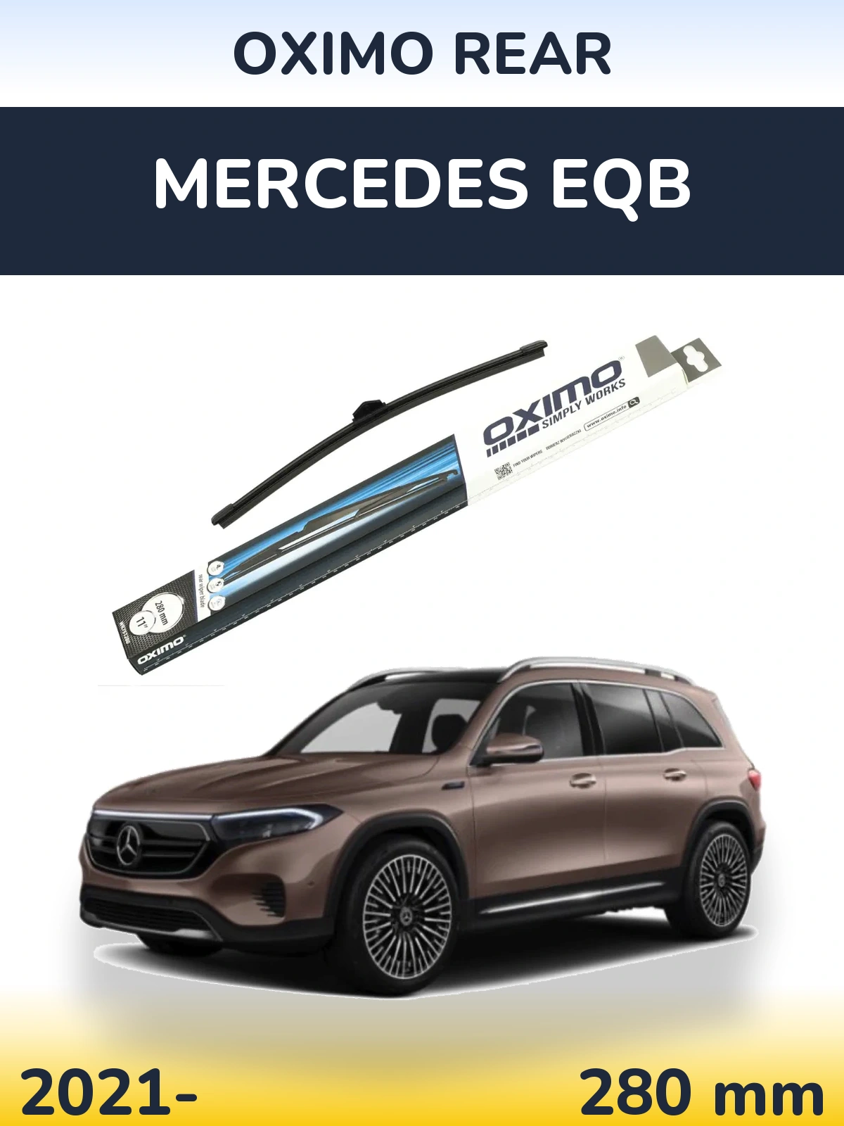Tylna wycieraczka Oximo Rear 280 mm do Mercedes EQB 2021-2026