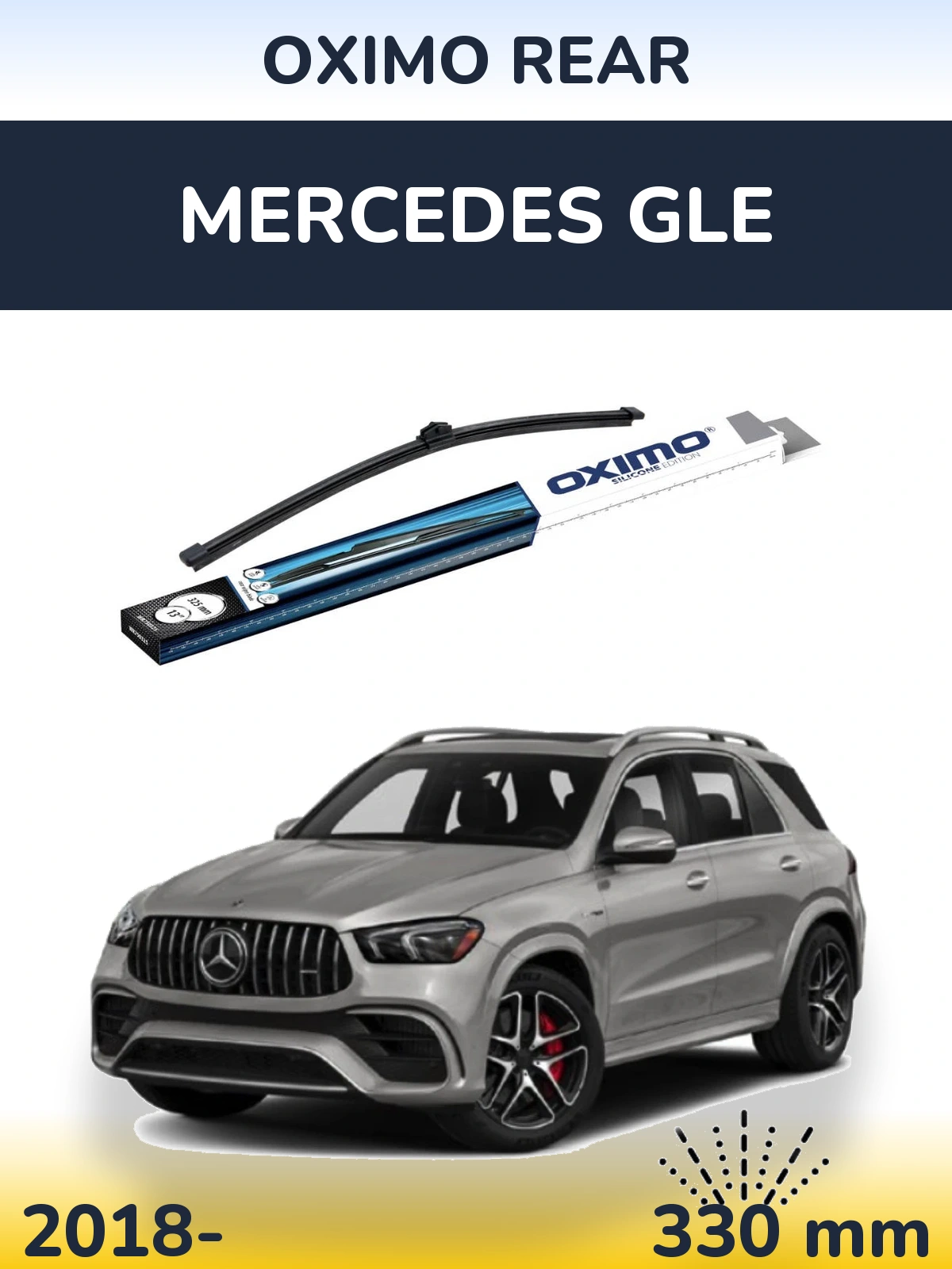 Tylna wycieraczka Oximo Rear 325 mm do Mercedes GLE 2018-2026