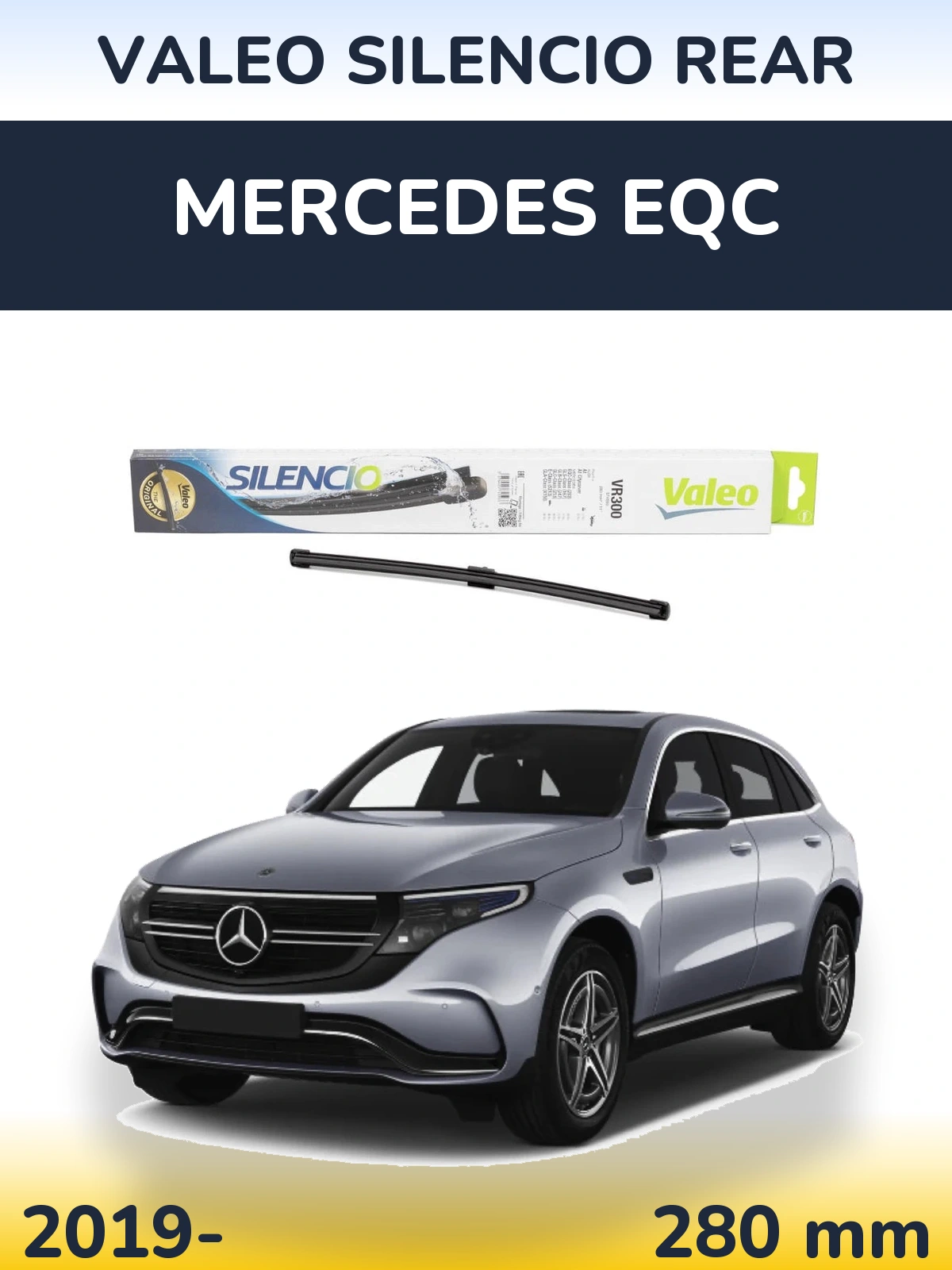 Tylna wycieraczka Valeo Silencio Rear 285 mm do Mercedes EQC 2019-2026