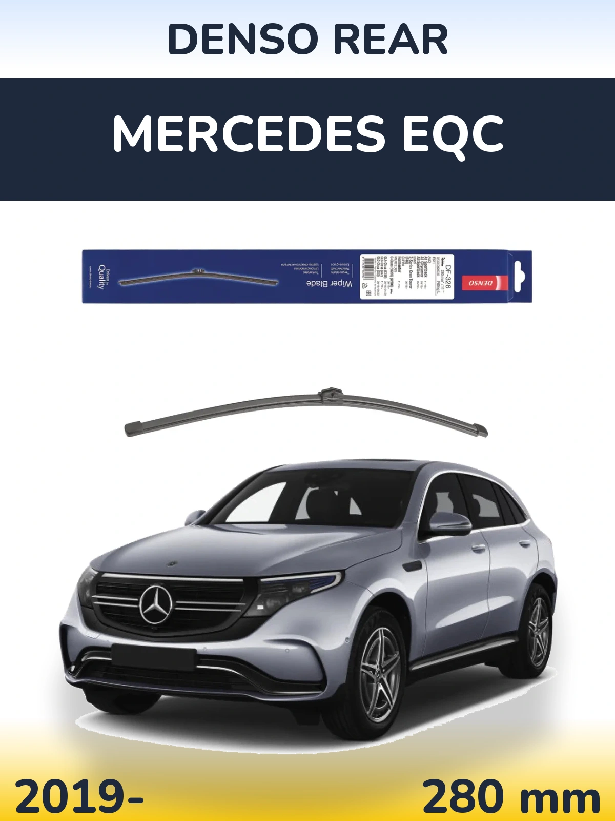 Tylna wycieraczka Denso Rear 285 mm do Mercedes EQC 2019-2026