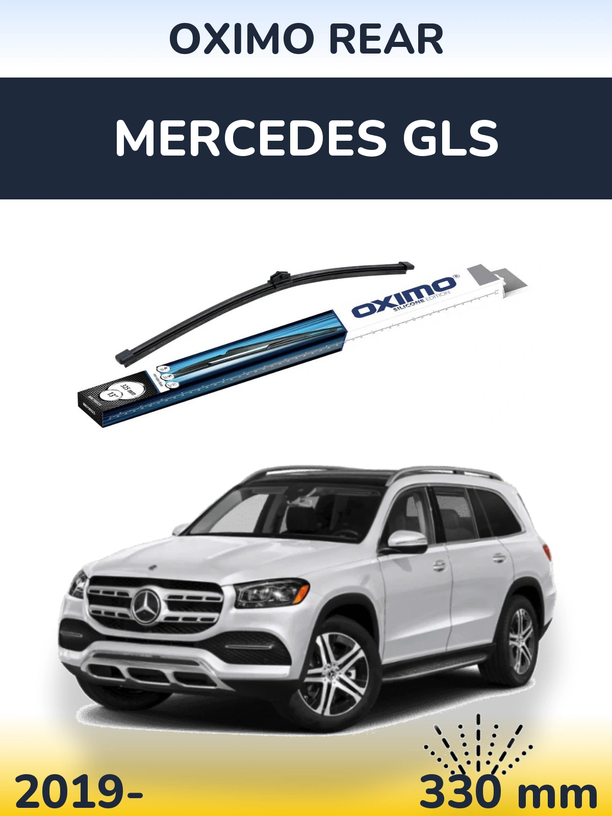 Tylna wycieraczka Oximo Rear 325 mm do Mercedes GLS 2019-2026