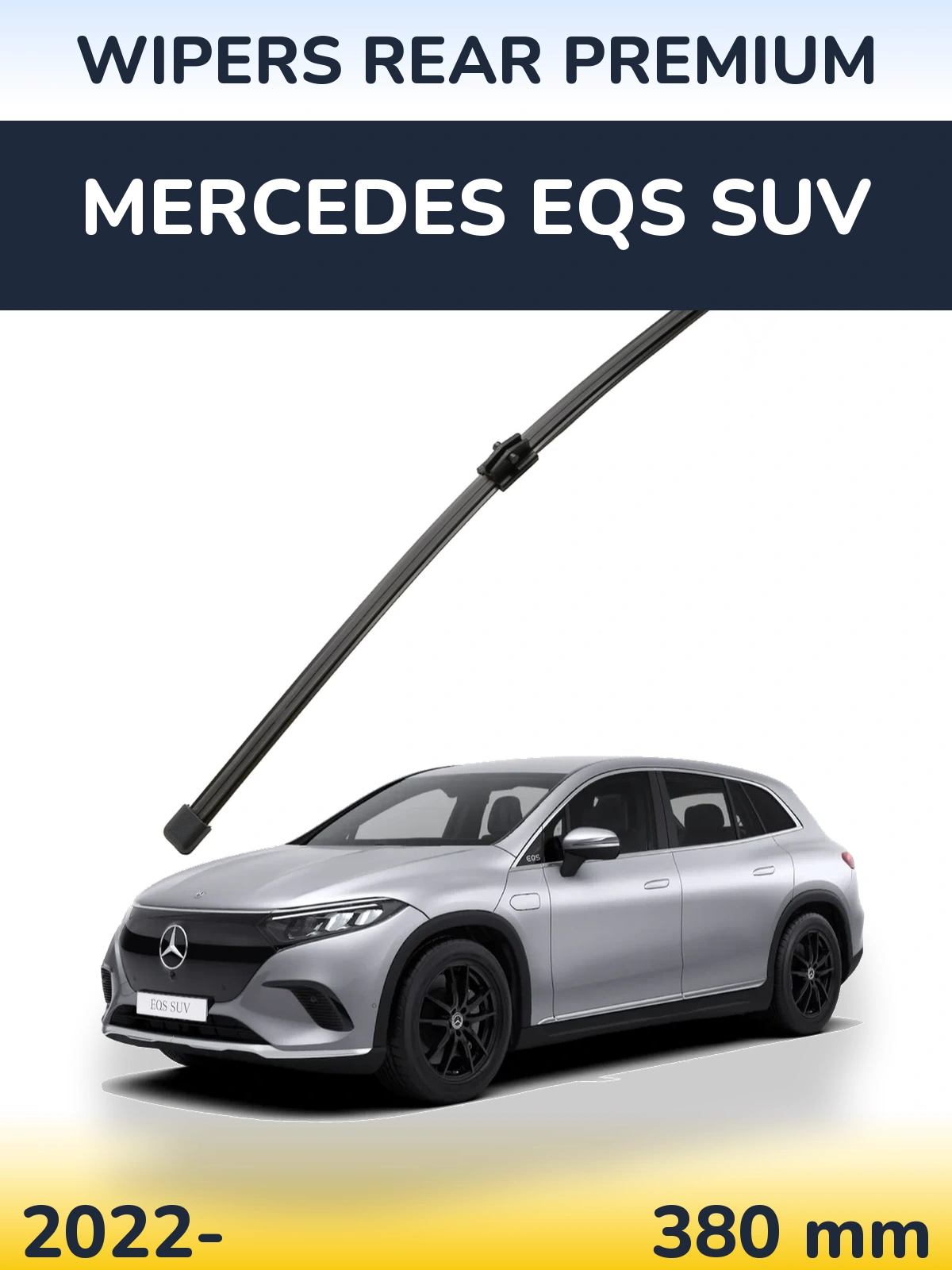 Tylna wycieraczka WIPERS REAR PREMIUM 380 mm do Mercedes EQS SUV 2022-2026