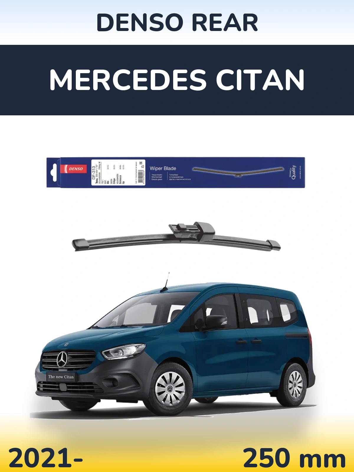 Tylna wycieraczka Denso Rear 250 mm do Mercedes Citan 2021-2026
