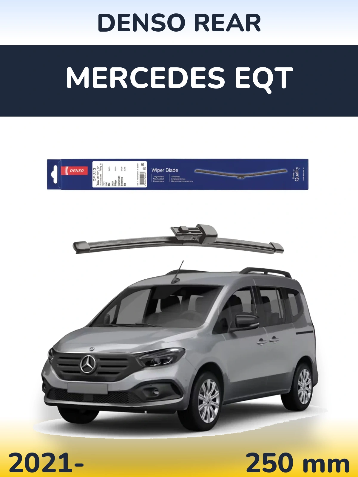 Tylna wycieraczka Denso Rear 250 mm do Mercedes EQT 2021-2026
