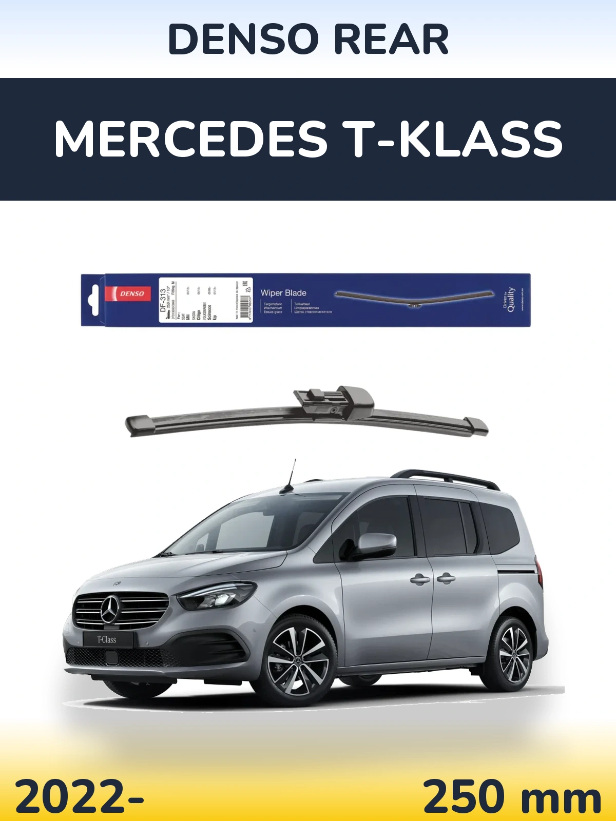 Tylna wycieraczka Denso Rear 250 mm do Mercedes T-Klass 2022-2026