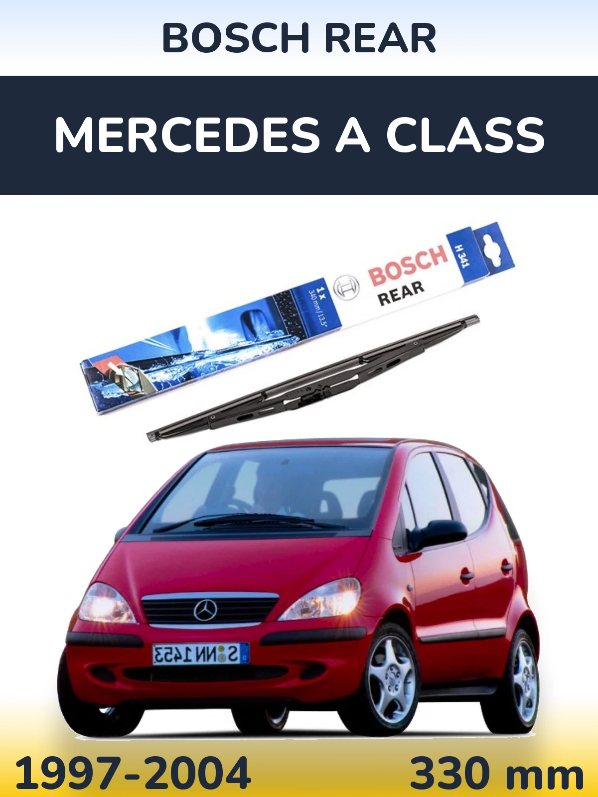Tylna wycieraczka BOSCH Rear 340 mm do Mercedes Klasa A 1997-2004