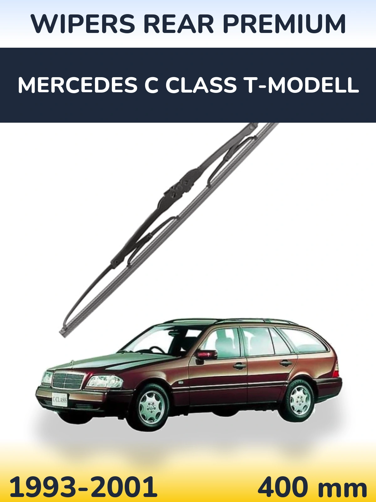 Задний дворник WIPERS REAR PREMIUM 400 мм для Mercedes C Class T-Модельl 1993-2001