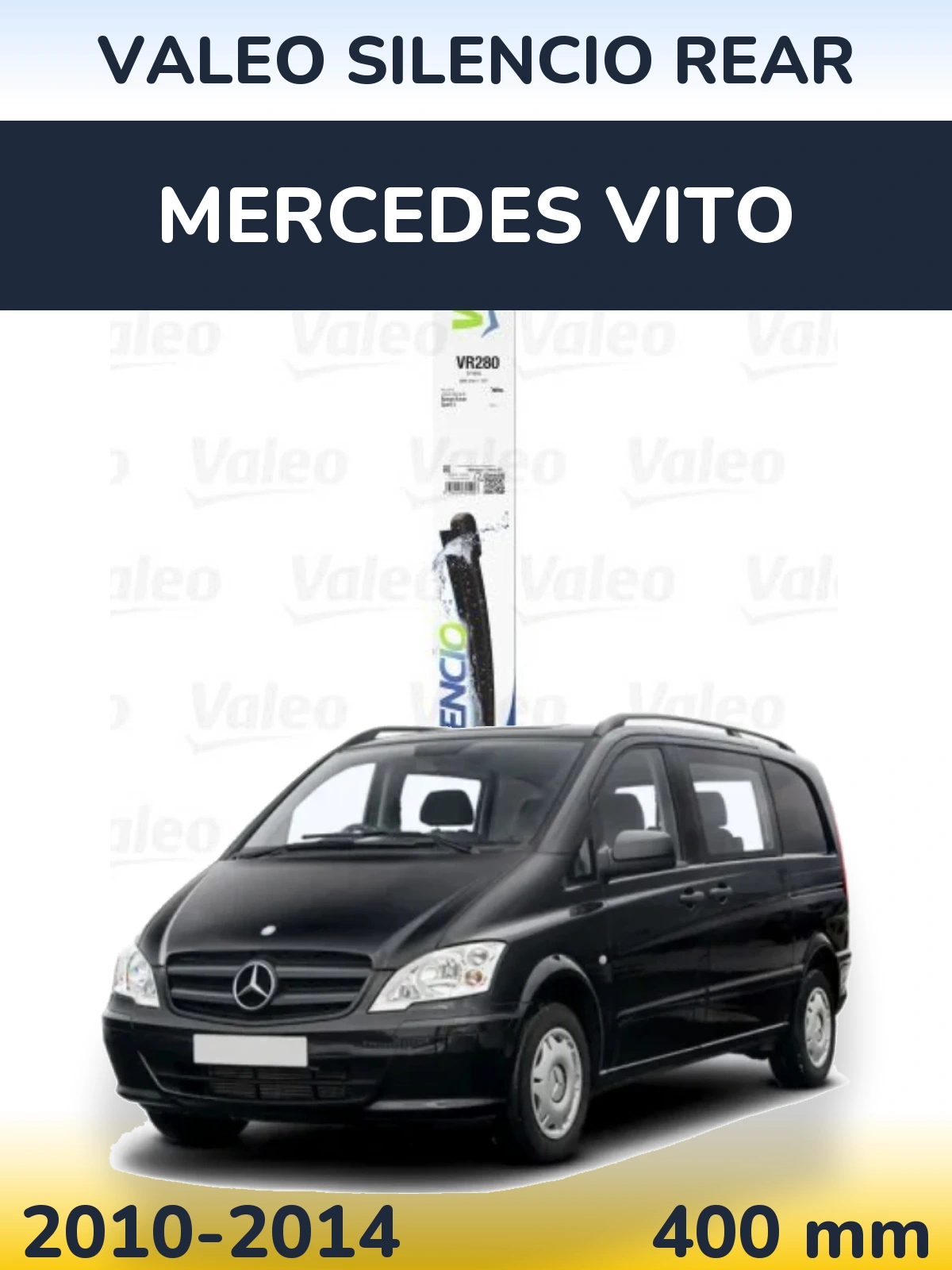 Tylna wycieraczka Valeo Silencio Rear 380 mm do Mercedes Vito 2010-2014