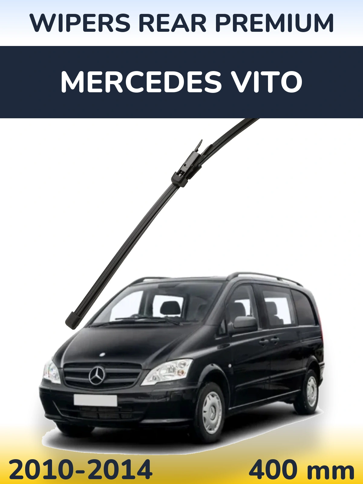 Задний дворник WIPERS REAR PREMIUM 400 мм для Mercedes Vito 2010-2014