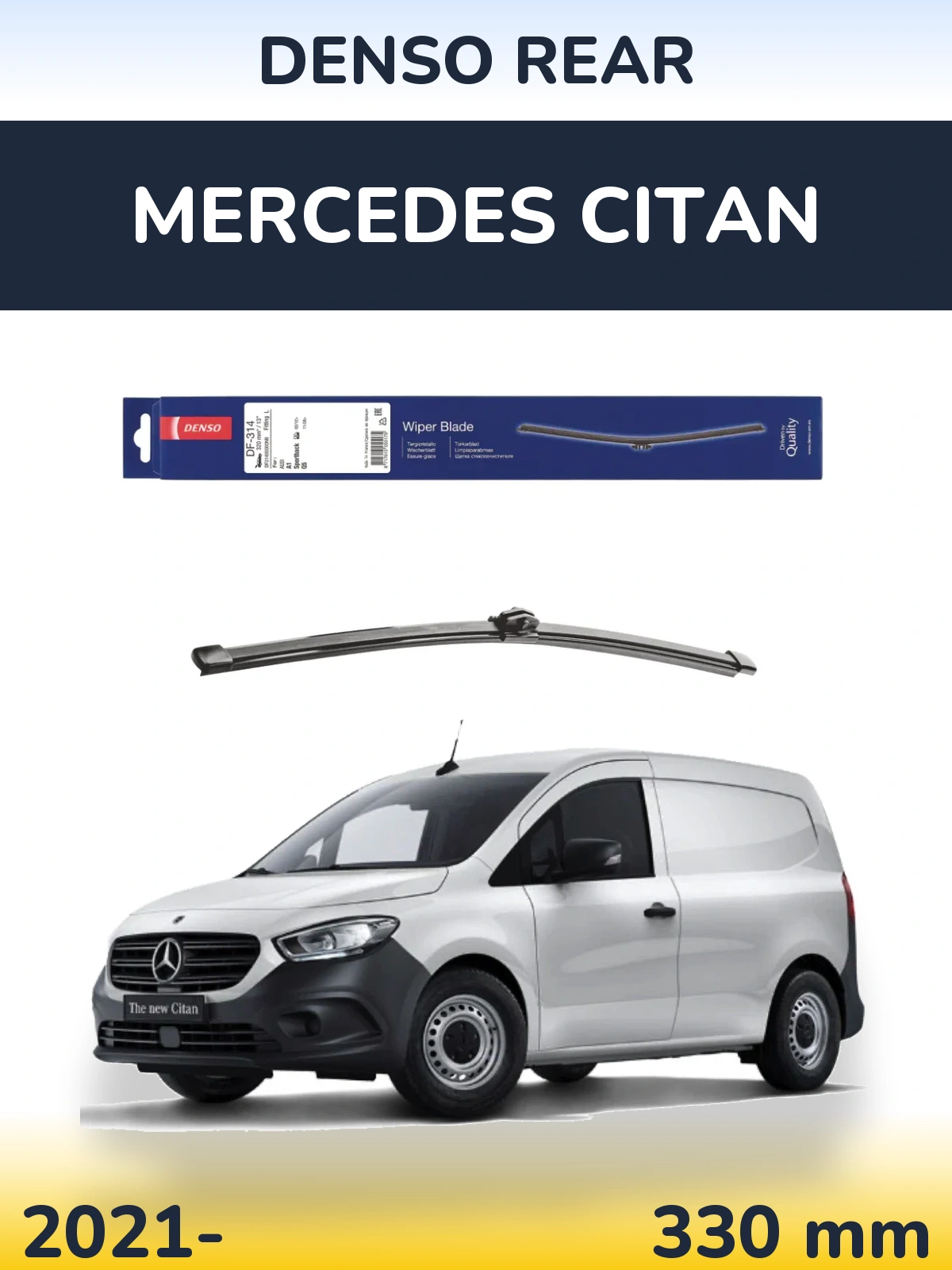 Tylna wycieraczka Denso Rear 320 mm do Mercedes Citan 2021-2026