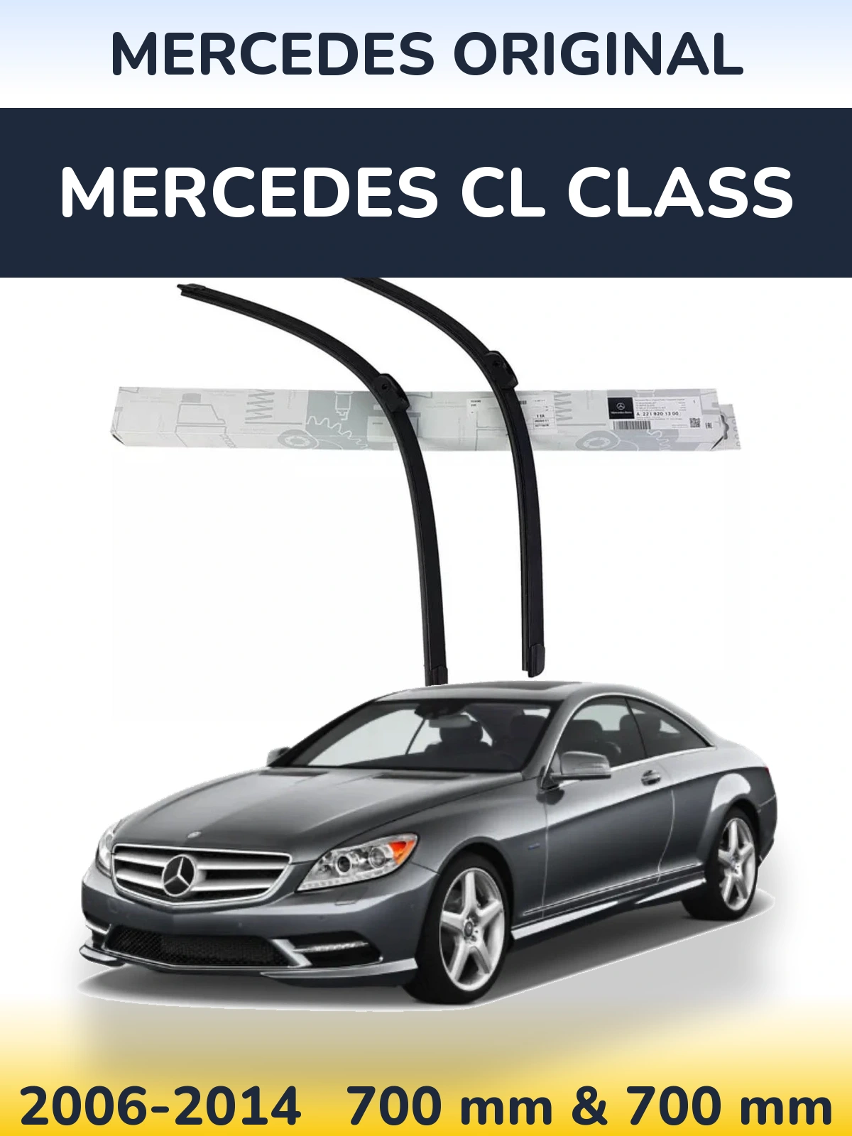 Комплект передних дворников Mercedes OEM Mercedes Original 680 & 680 мм для Mercedes CL Class 2006-2014